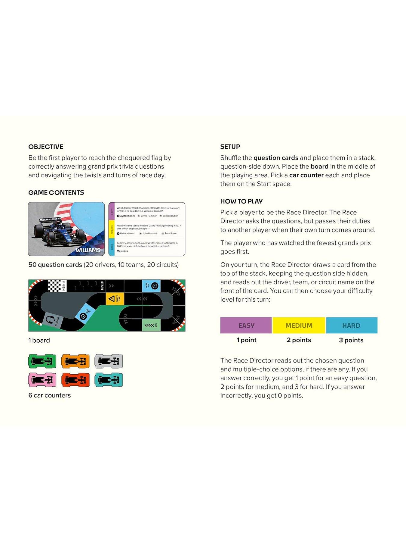 Image 4 of 6 of F1 Grand Prix Trivia Game - Test Your Formula One Knowledge