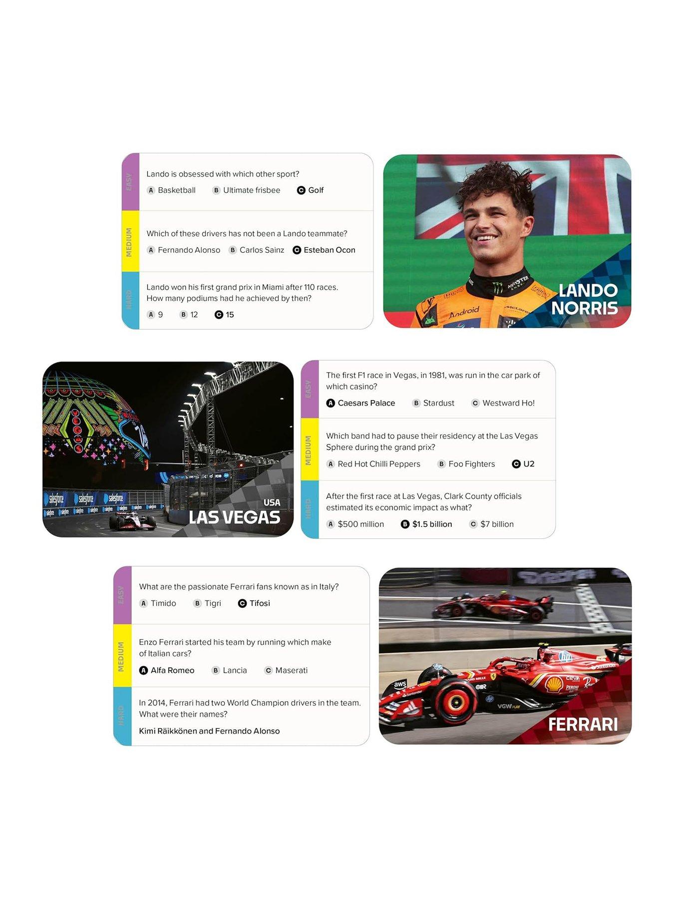 Image 6 of 6 of F1 Grand Prix Trivia Game - Test Your Formula One Knowledge