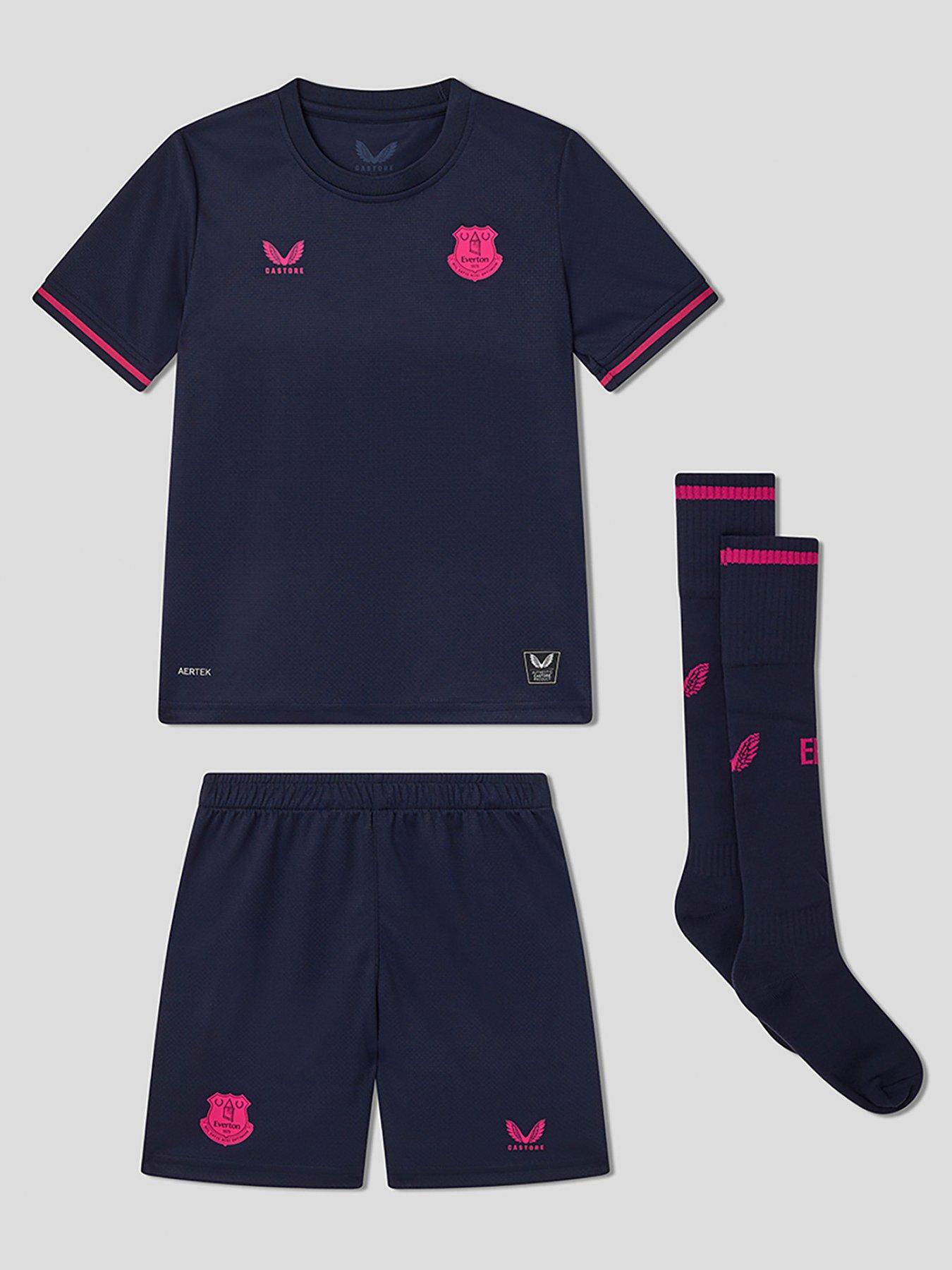 Castore Infant Everton Hype 25/26 Mini Football Kit - Blue