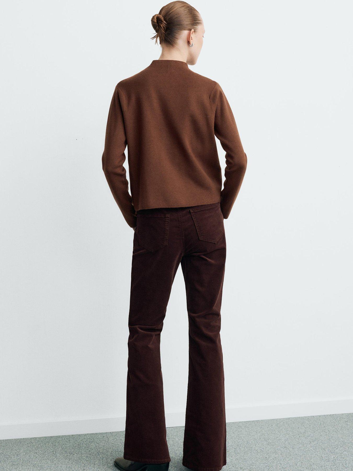 mango-high-neck-jumper-brownstillFront