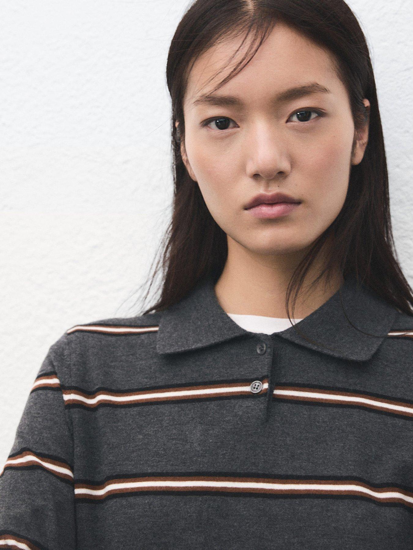 mango-striped-polo-neck-sweater-greyoutfit