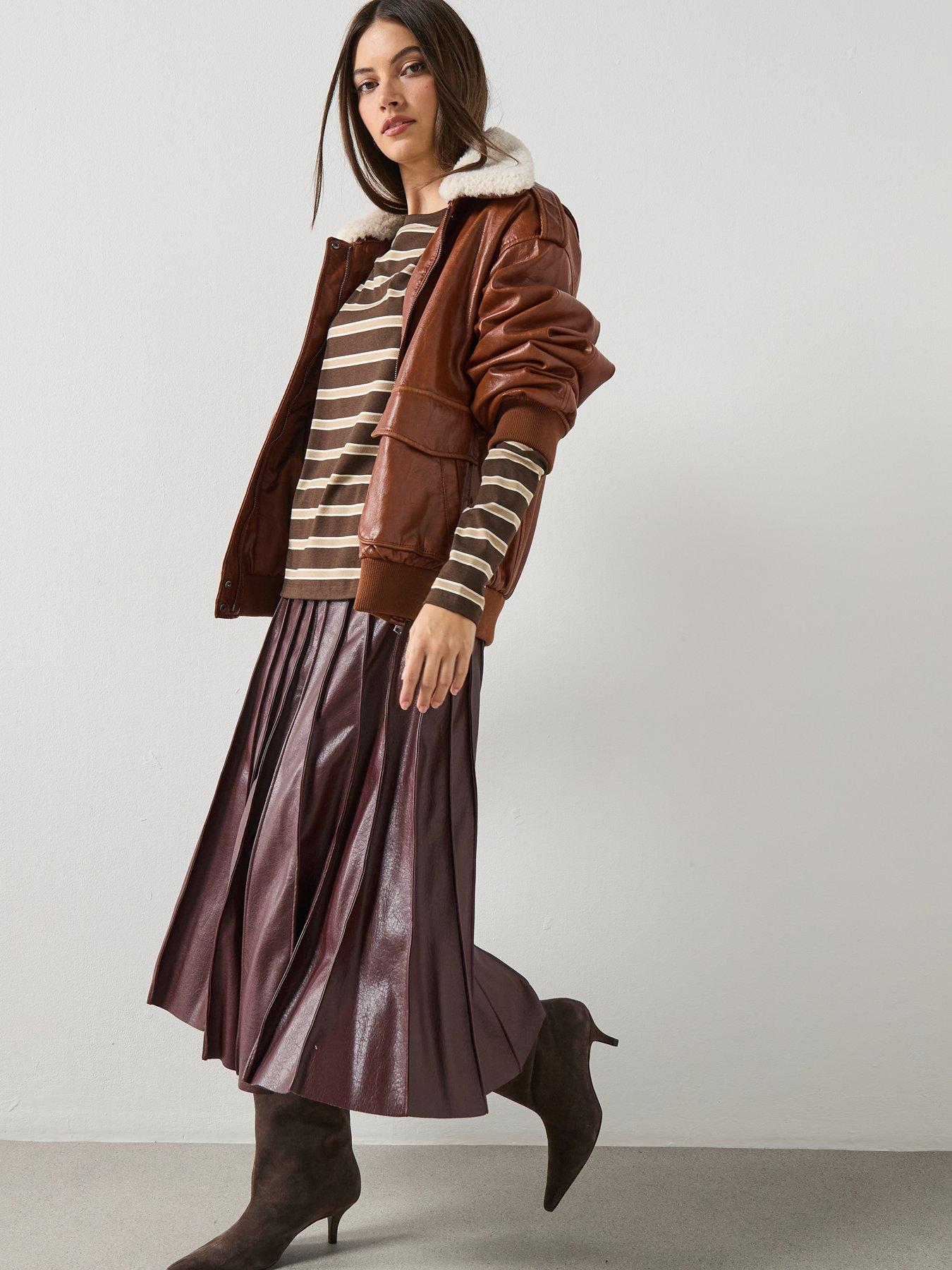 mango-long-sleeved-striped-t-shirt-brownback