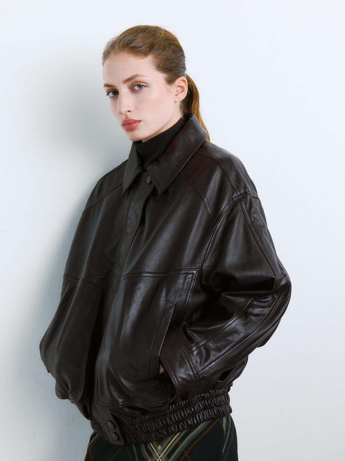 mango-oversized-leather-jacket-brown