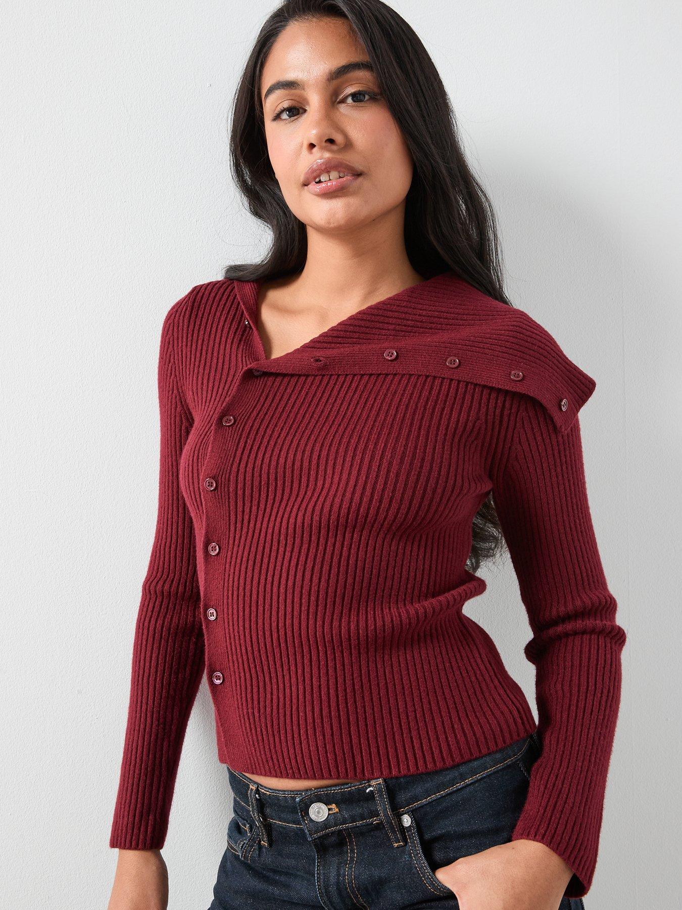 mango-cardigan-with-shawl-collar-redoutfit