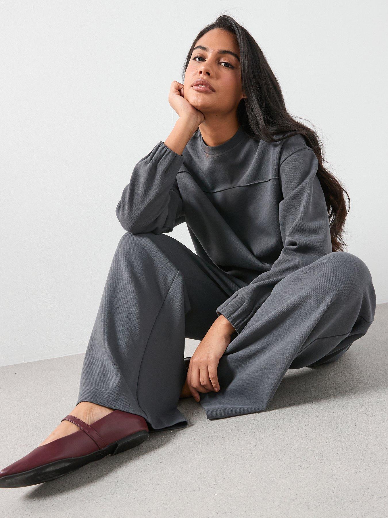 Image 4 of 5 of Mango Straight-Fit Cotton Trousers - Blue