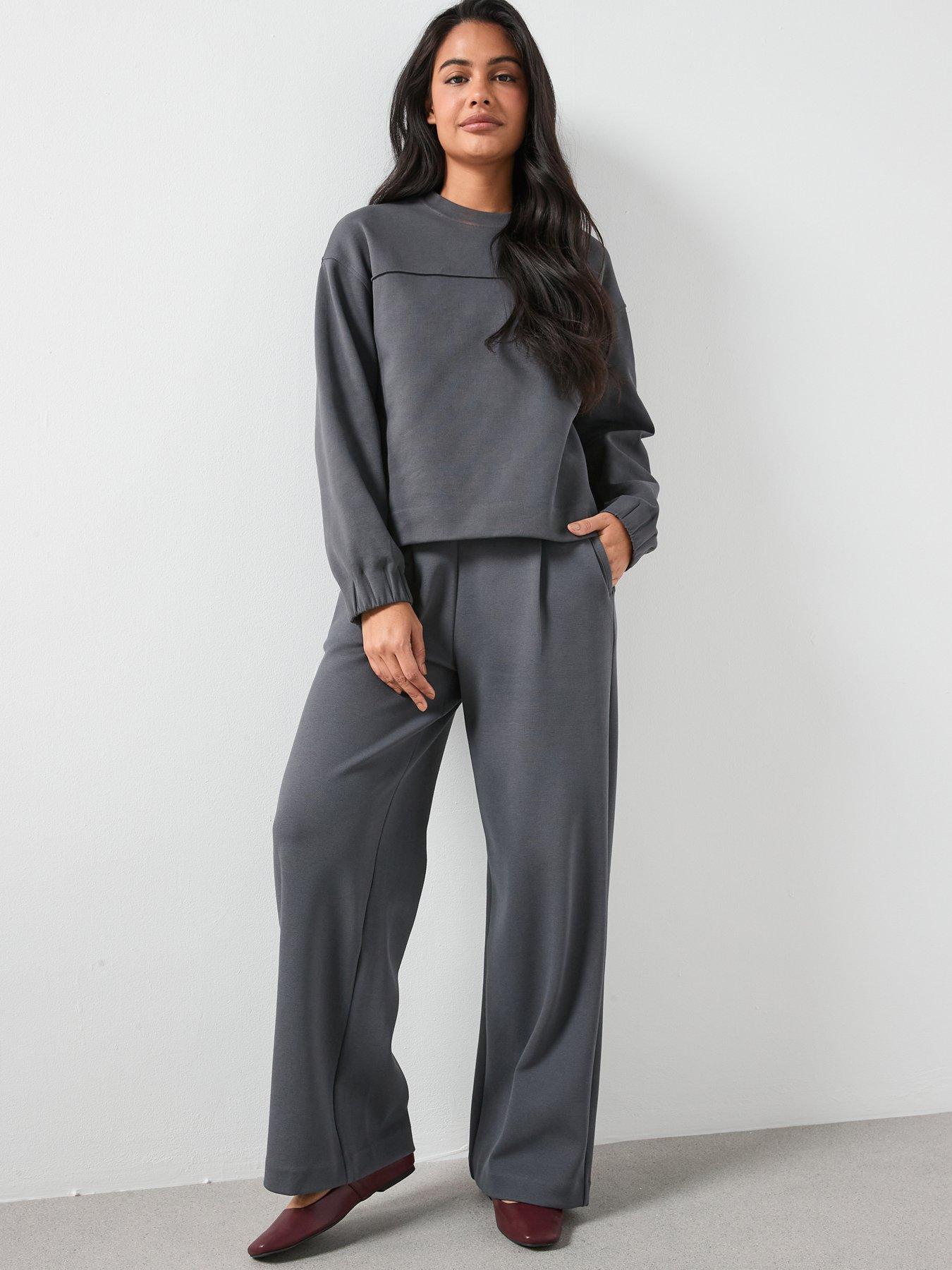 Image 5 of 5 of Mango Straight-Fit Cotton Trousers - Blue