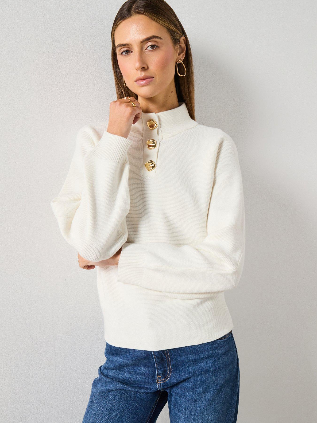 mango-turtleneck-jumper-with-jewel-buttons-beige