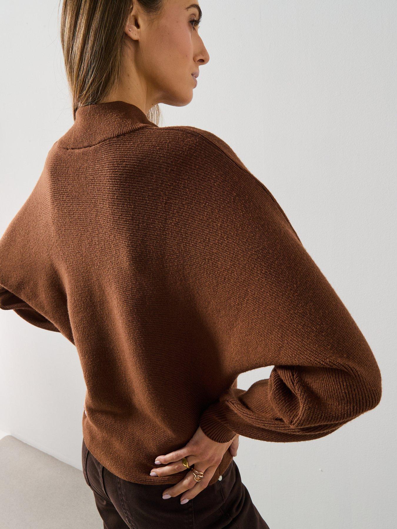 mango-turtleneck-jumper-with-jewel-buttons-brownstillFront