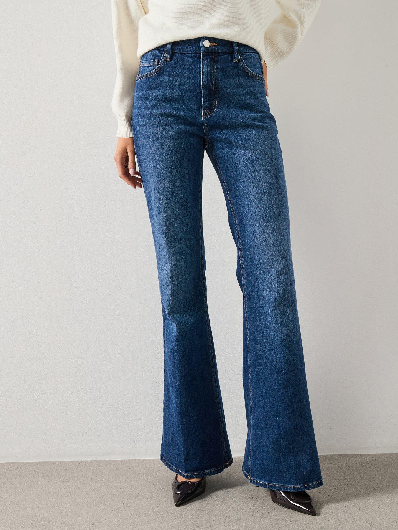 mango-violet-flared-high-rise-jeans-blue