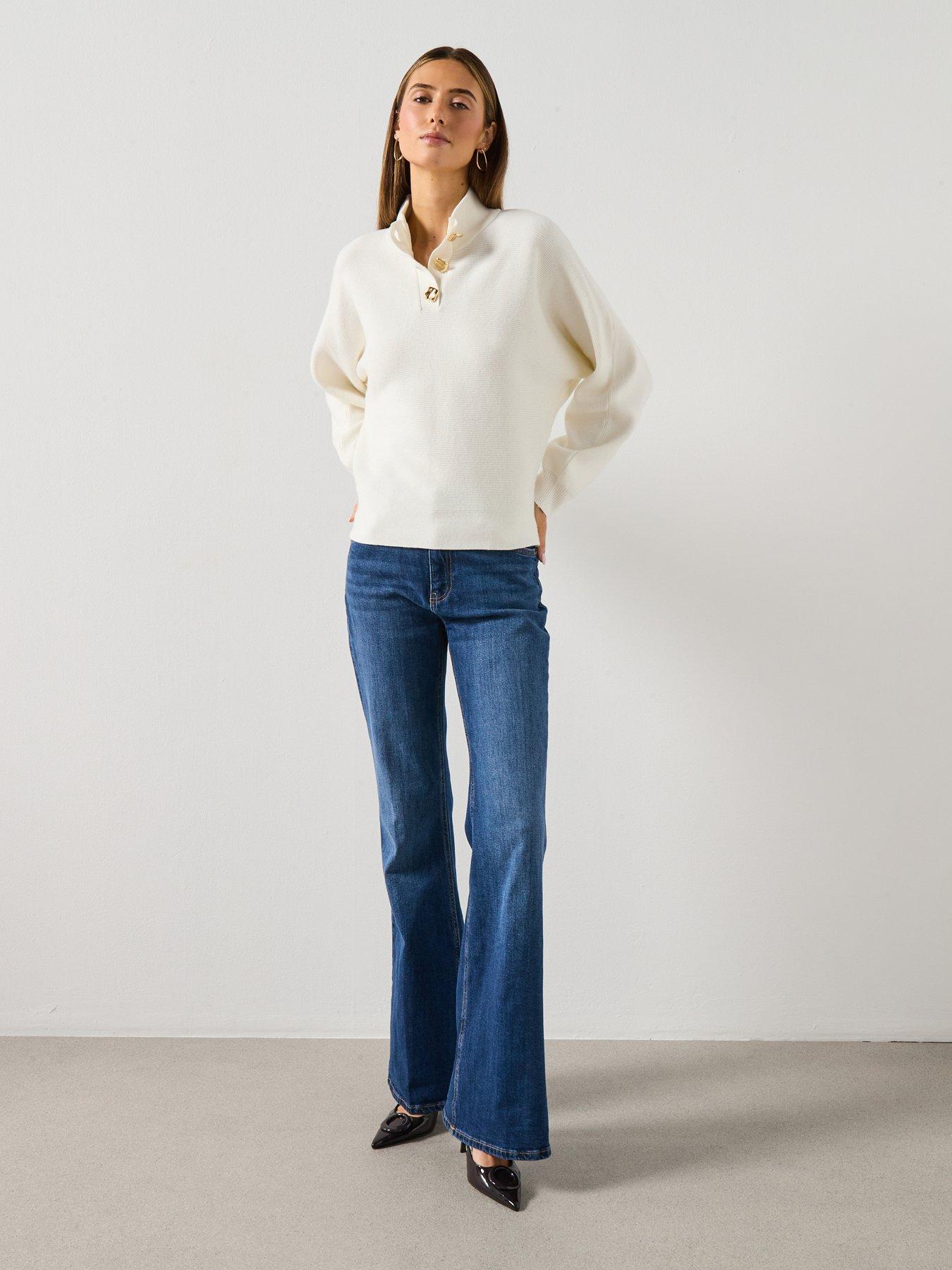 mango-violet-flared-high-rise-jeans-blueback