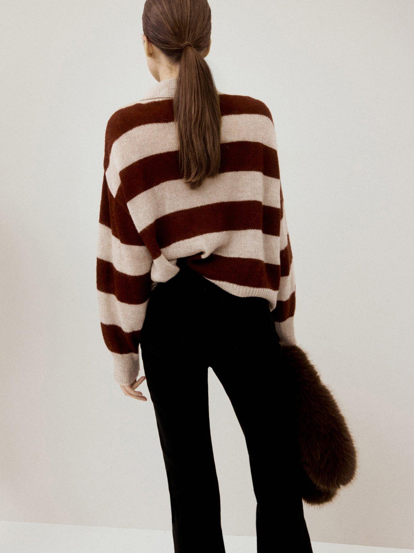 mango-polo-neck-striped-jumper-brownstillFront