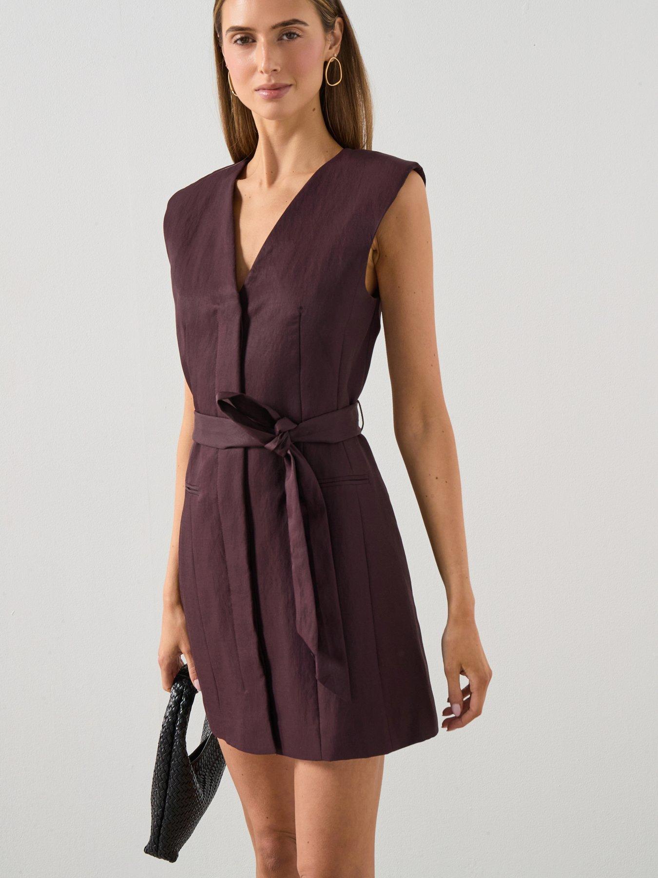 mango-dress-cherry-red
