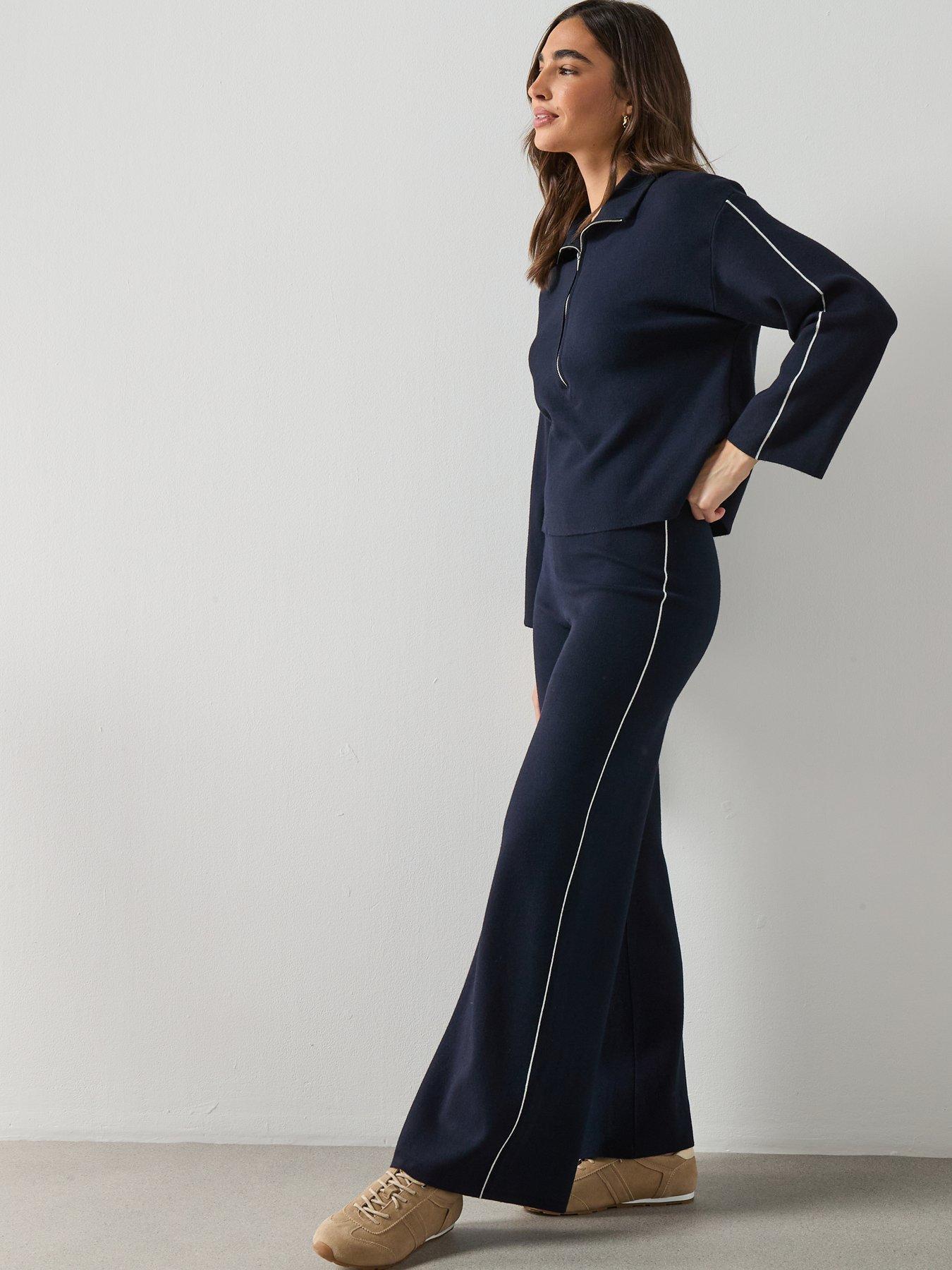 mango-zip-neck-contrast-stripe-sweater-navyback