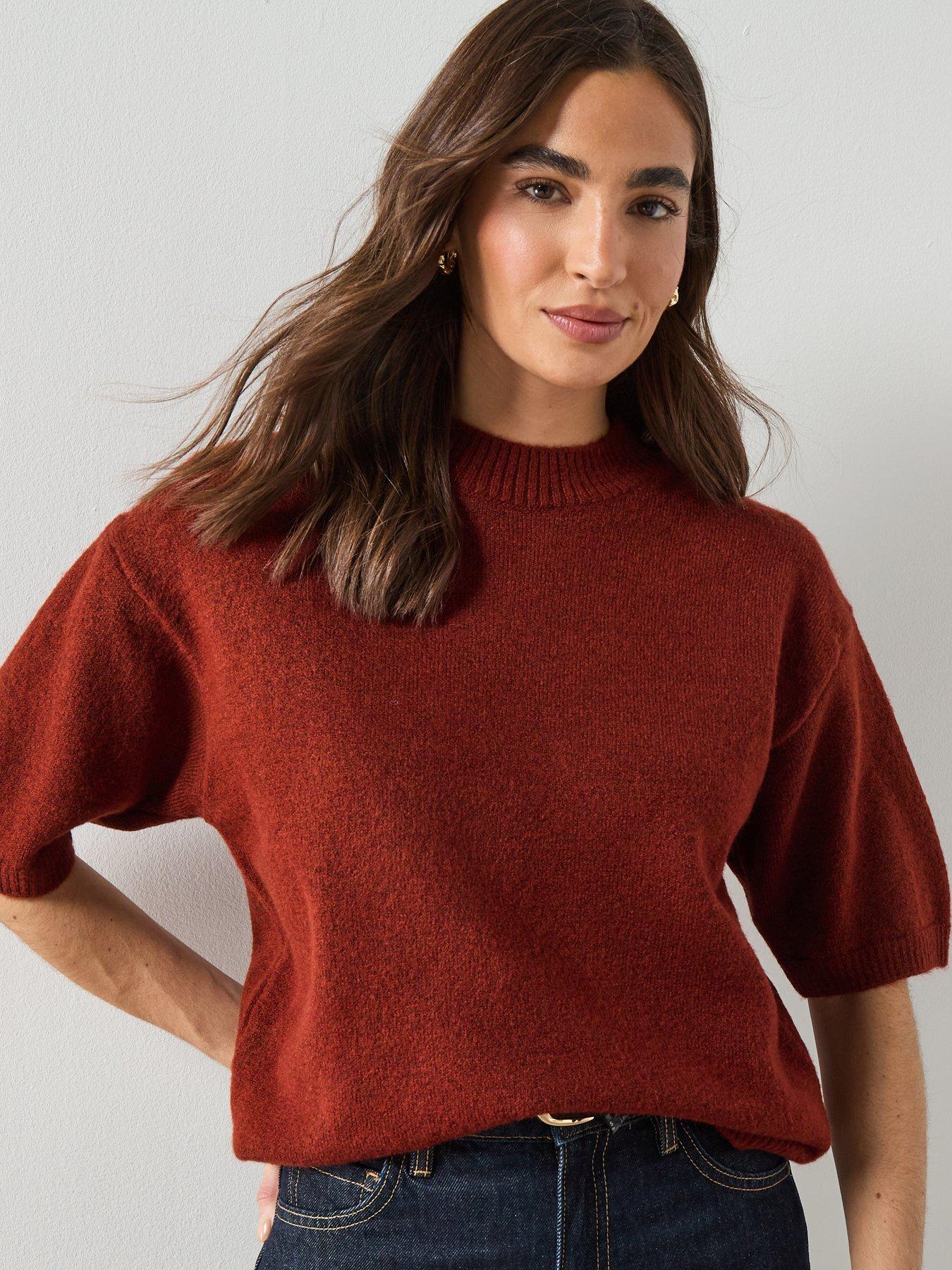 mango-sweater-arcilla-orange