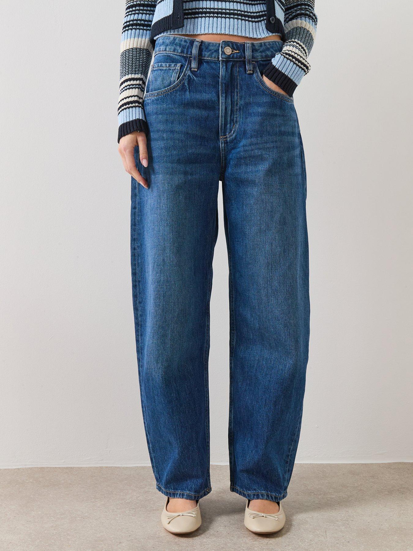 mango-high-waisted-barrel-jeans-blue