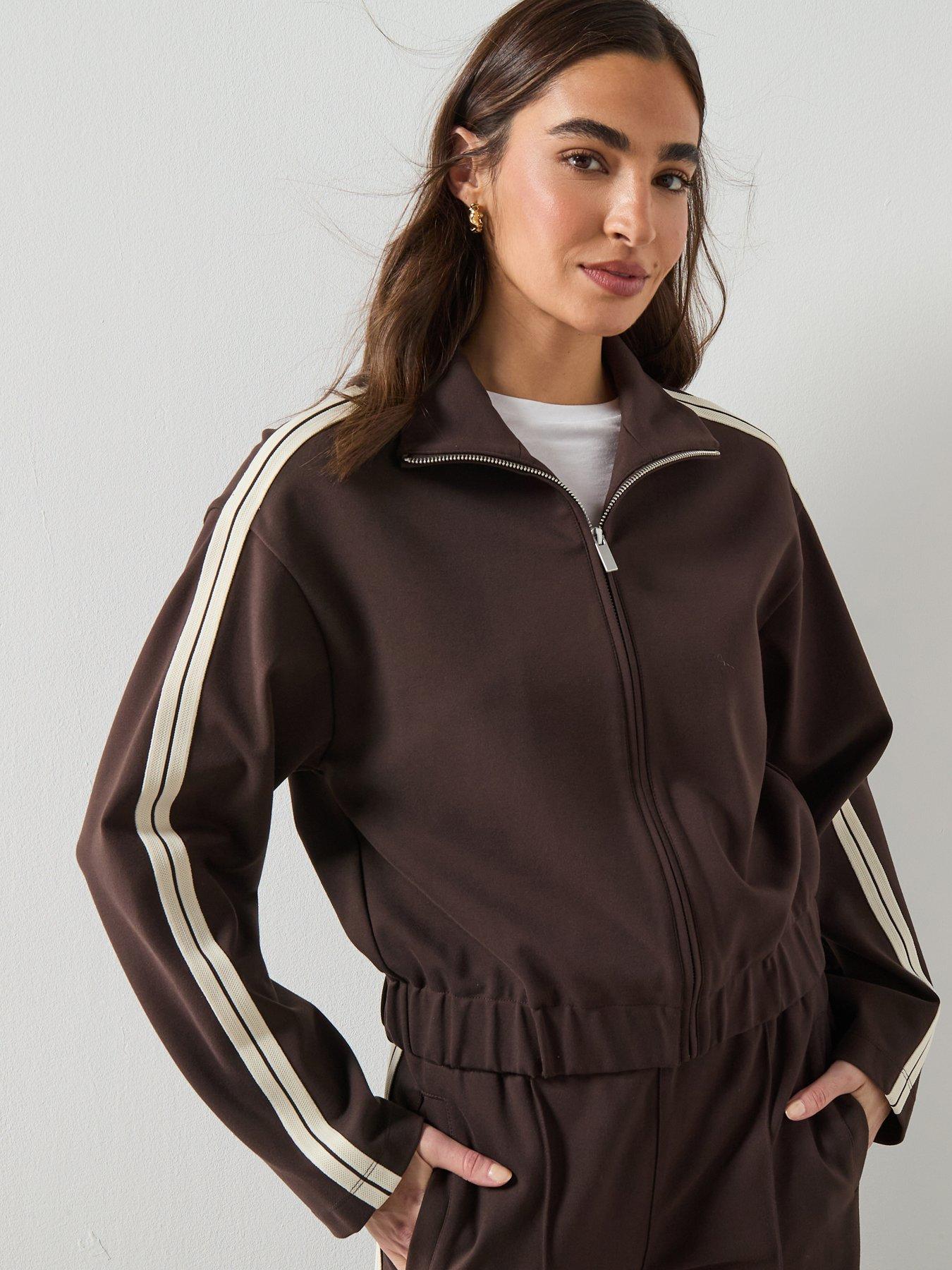 mango-contrast-striped-sweatshirt-brown