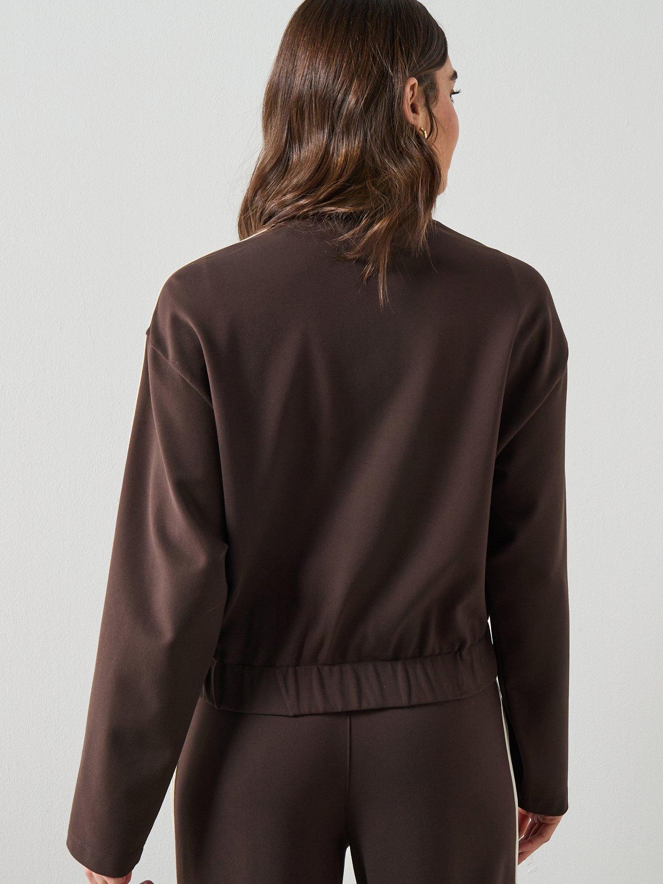 mango-contrast-striped-sweatshirt-brownstillFront