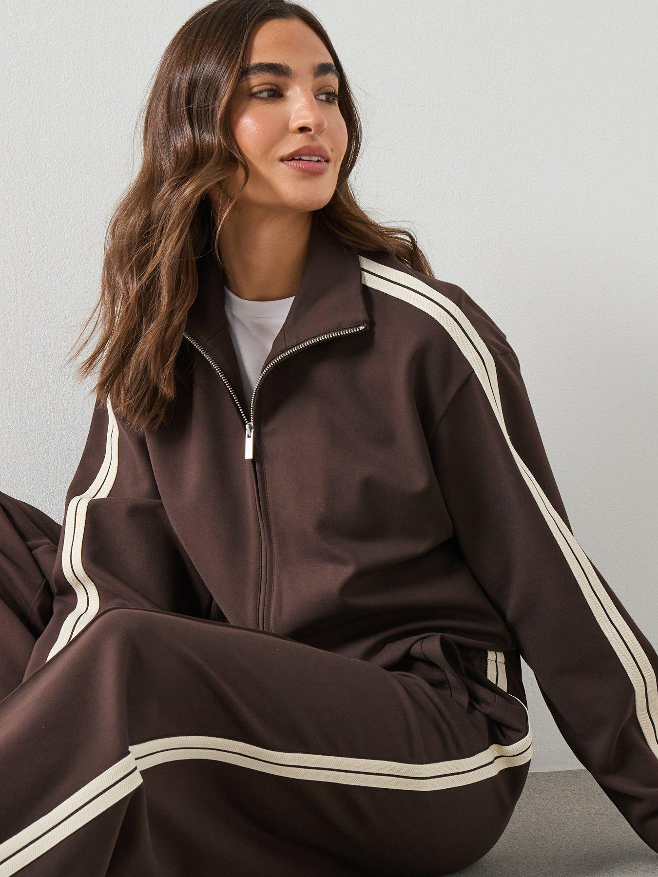 mango-contrast-striped-sweatshirt-browndetail