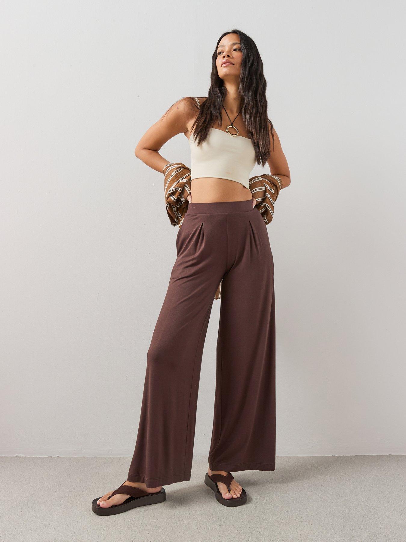 The Very Collection Wide Leg Stretch Trouser