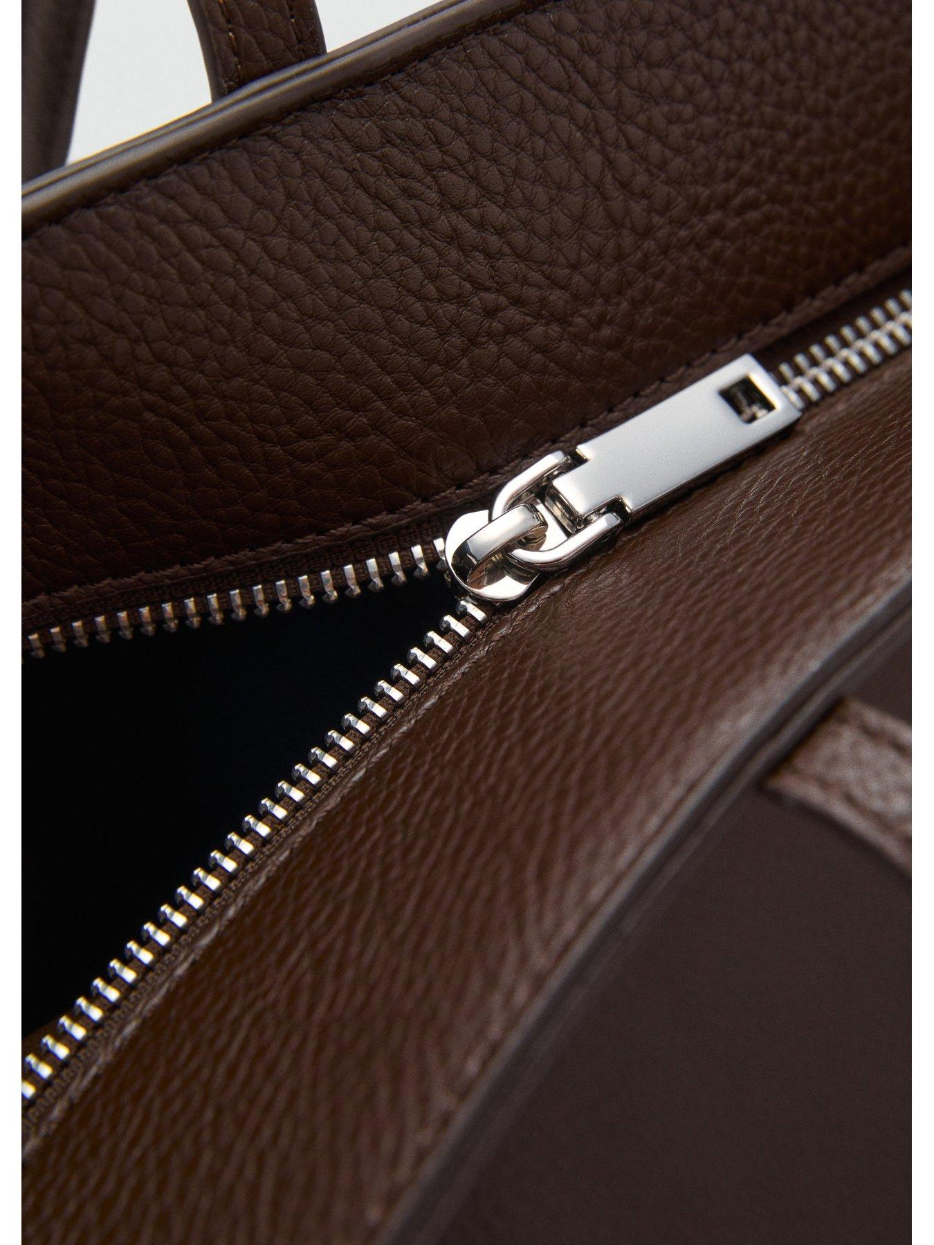 mango-shopper-bag-with-double-handle-browndetail