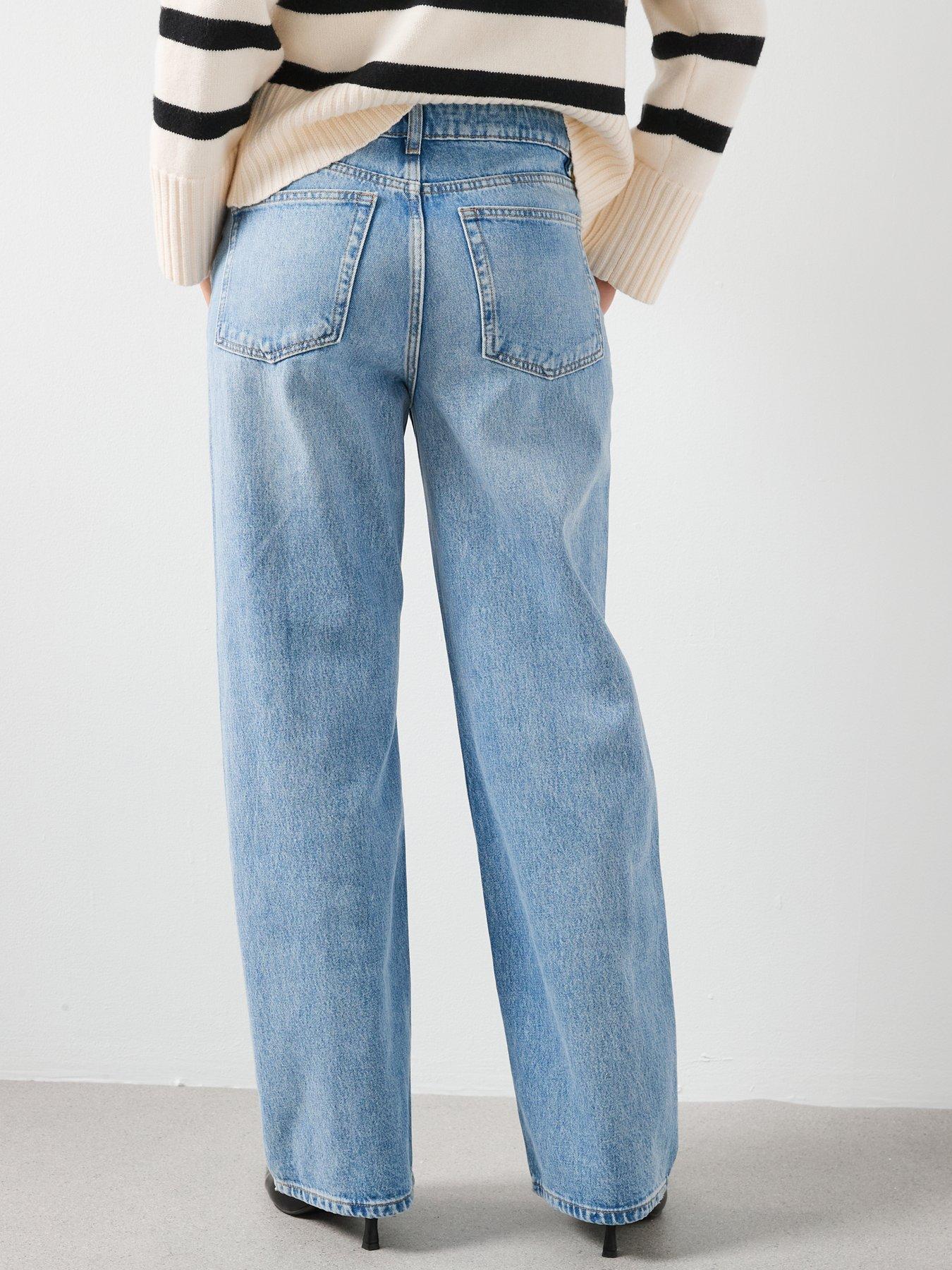 mango-straight-low-waist-jeans-bluestillFront