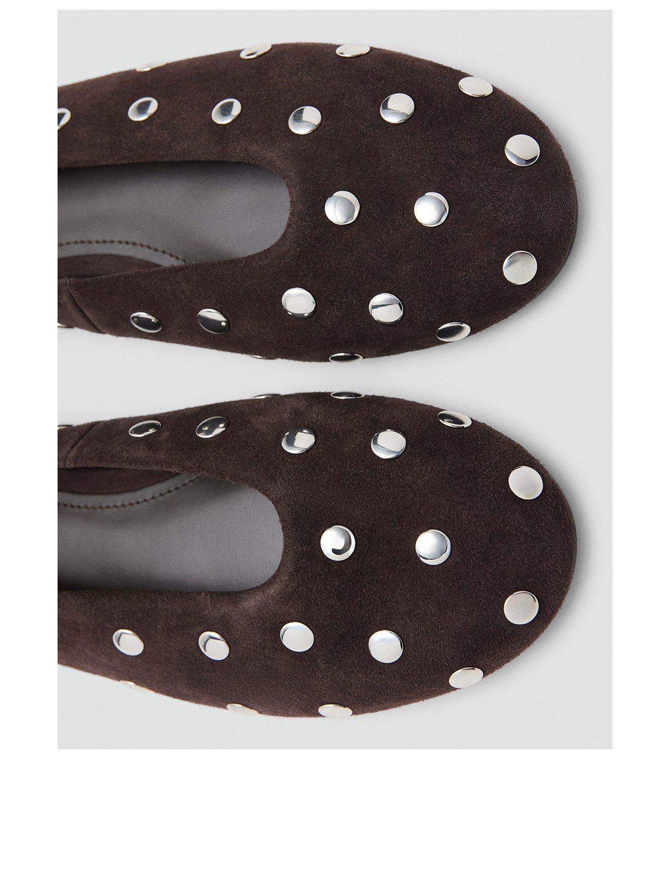 mango-suede-ballet-flats-with-studs-brownback