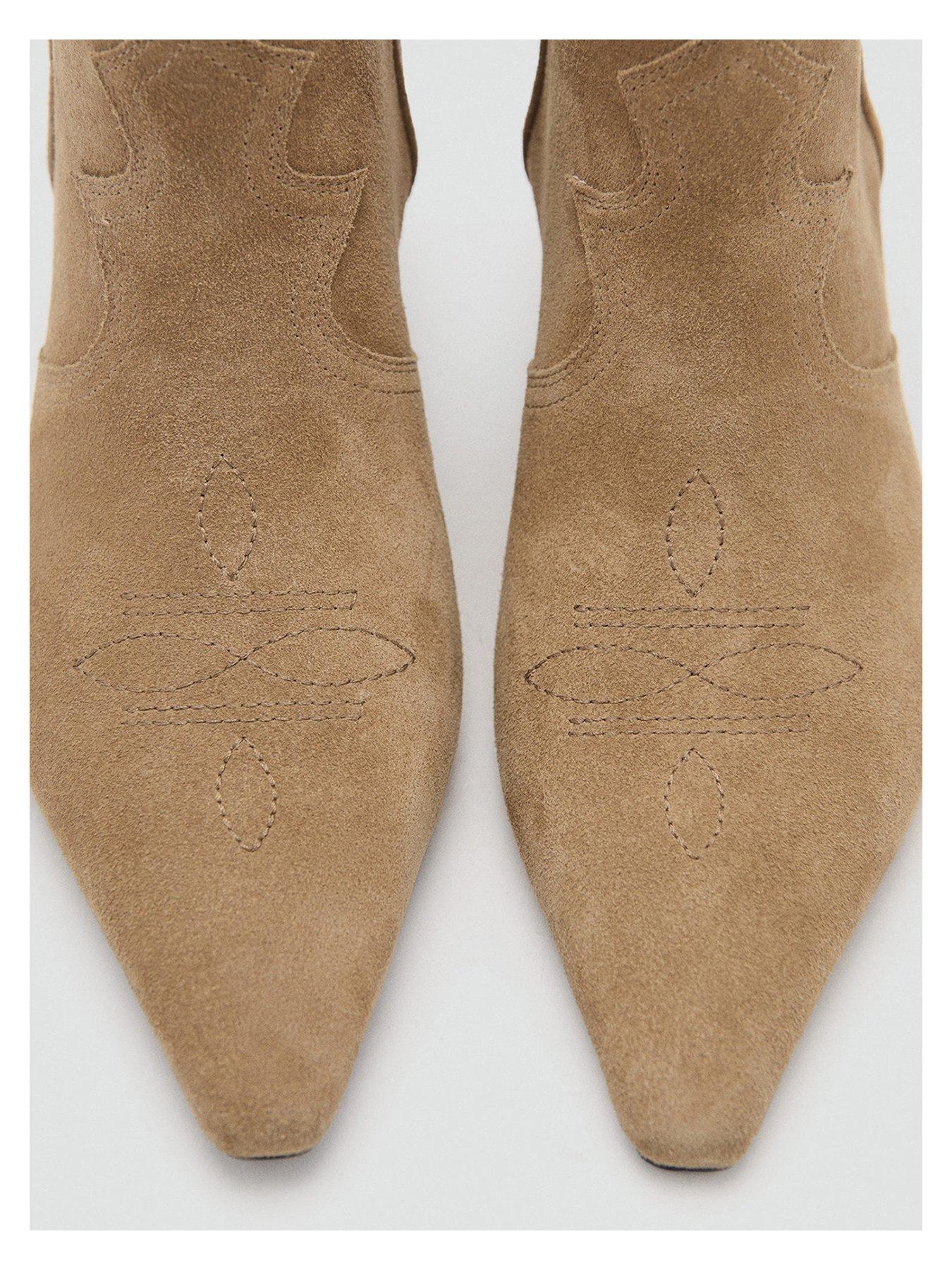 mango-suede-ankle-boot-with-kitten-heel-brownoutfit