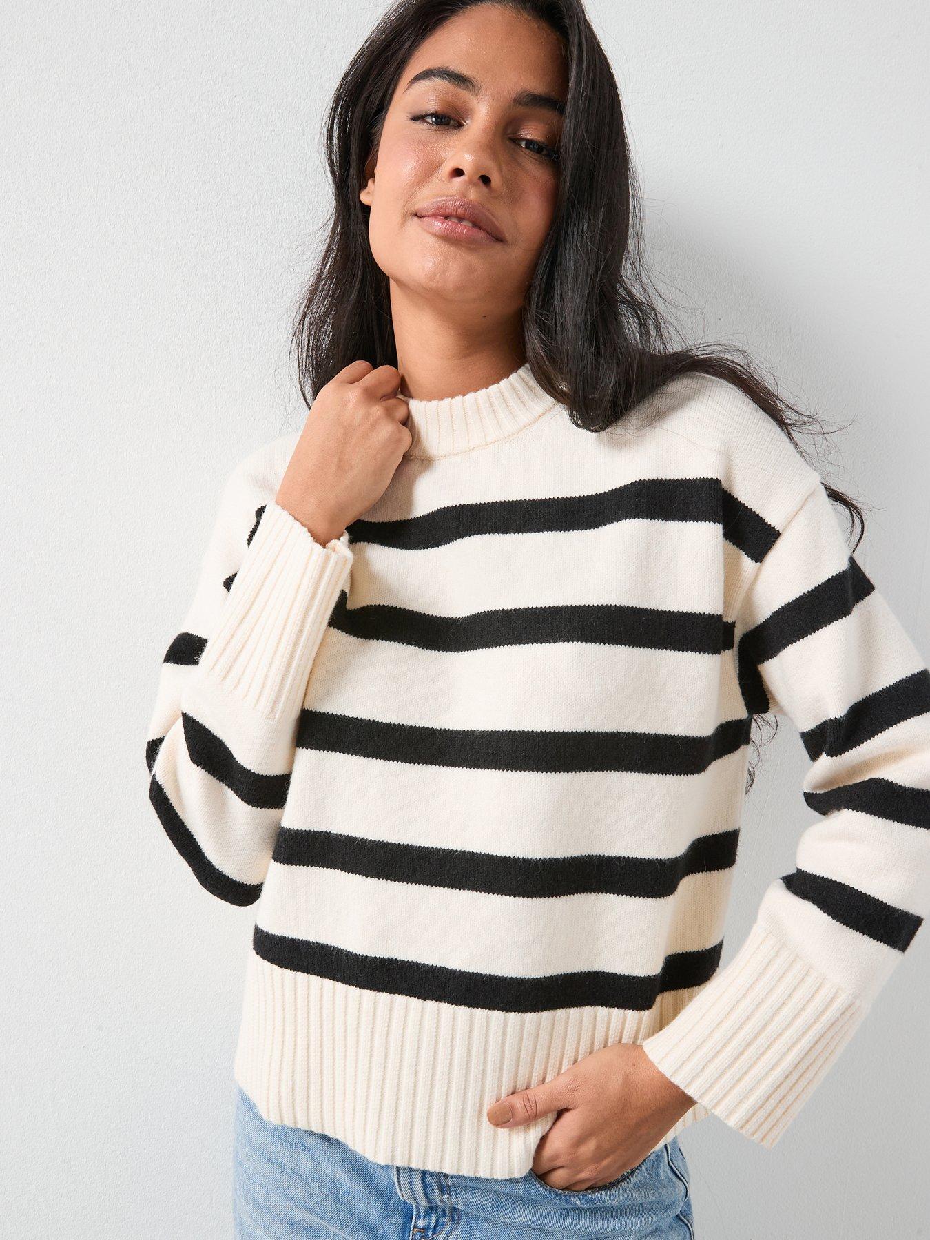 mango-knit-striped-sweater-ecrufront