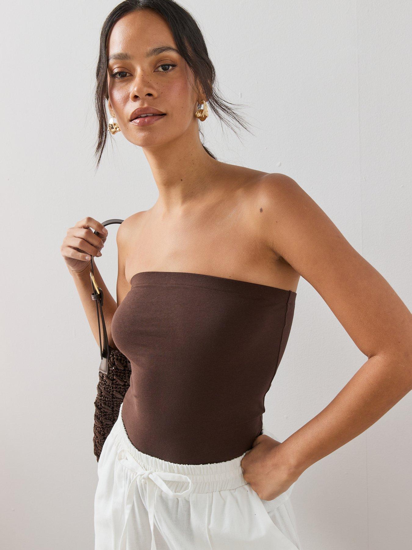 Image 5 of 6 of The Very Collection 4 Pack Bandeau Top - Multi