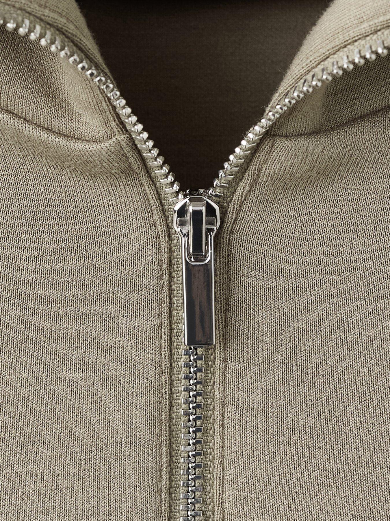 Image 5 of 6 of Mango Balloon Sweatshirt With High Collar - Khaki