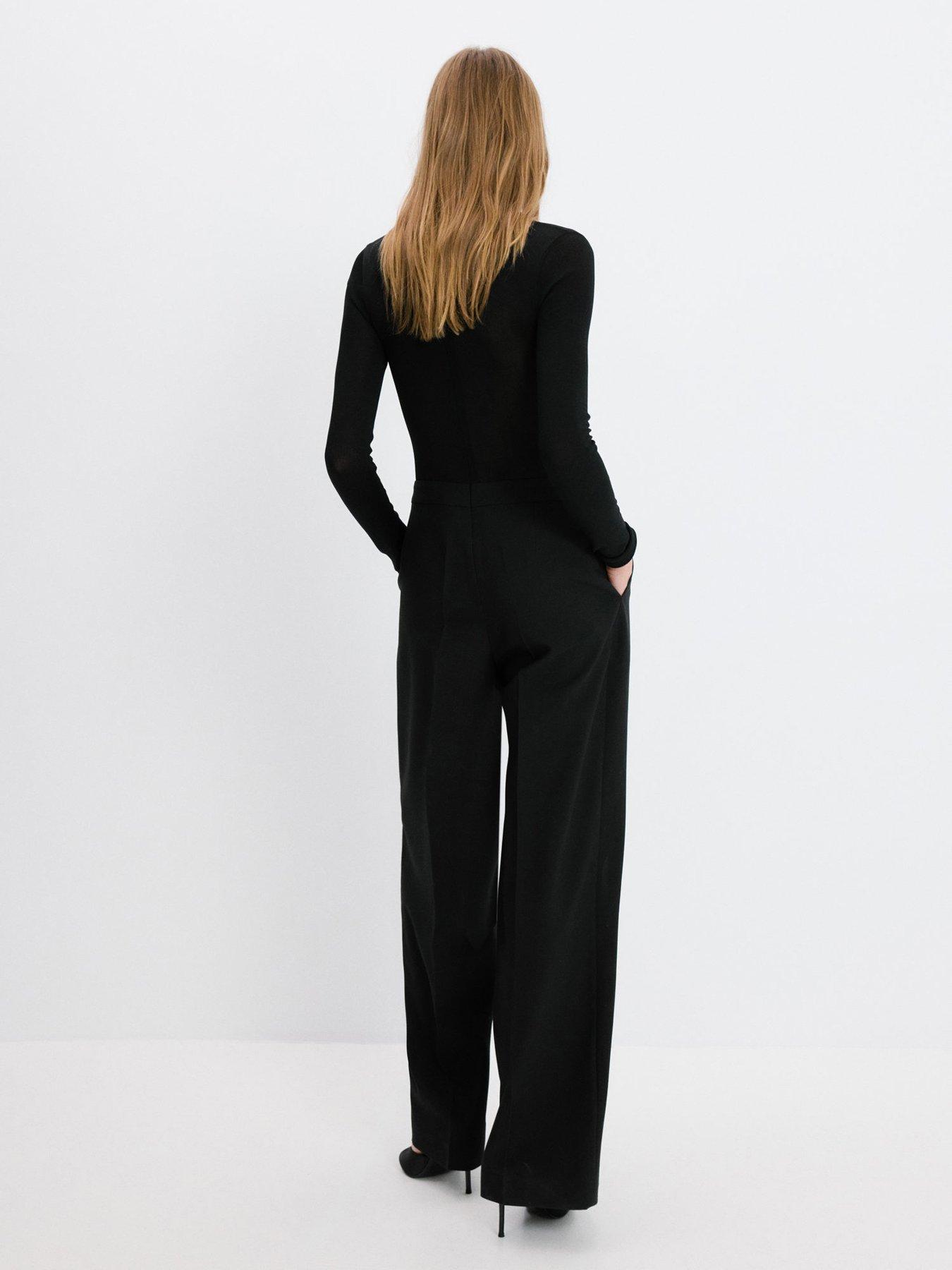Image 3 of 5 of Mango Jumpsuit-Style Coordinated Outfit Black - Beige