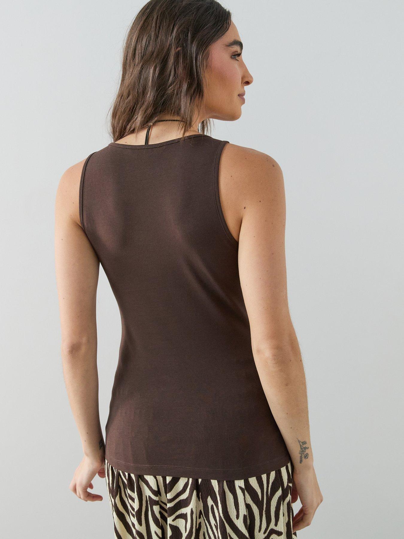 Image 3 of 6 of The Very Collection 4 Pack Fitted Vest - Multi