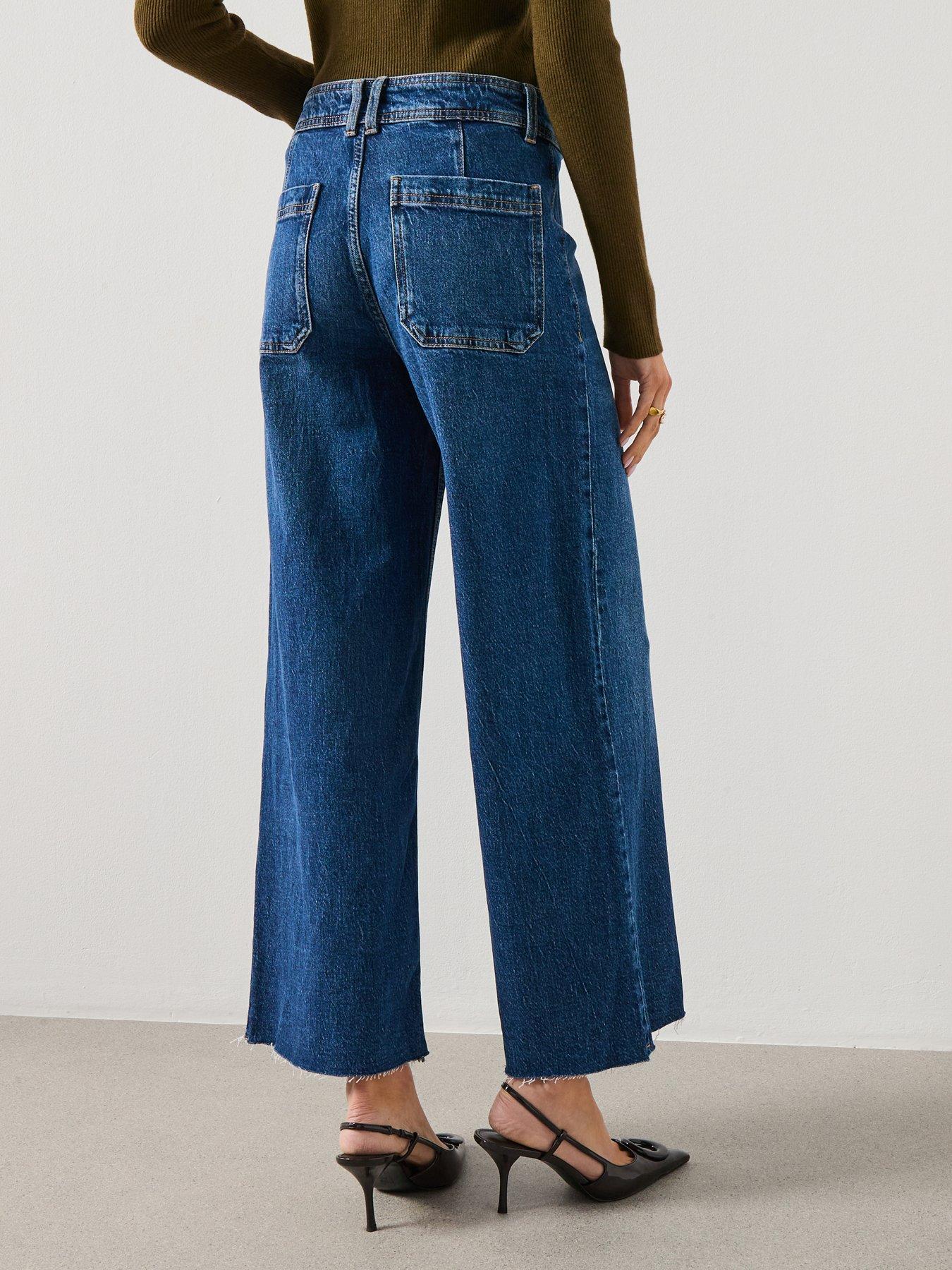 mango-catherin-culotte-high-rise-jeans-bluestillFront