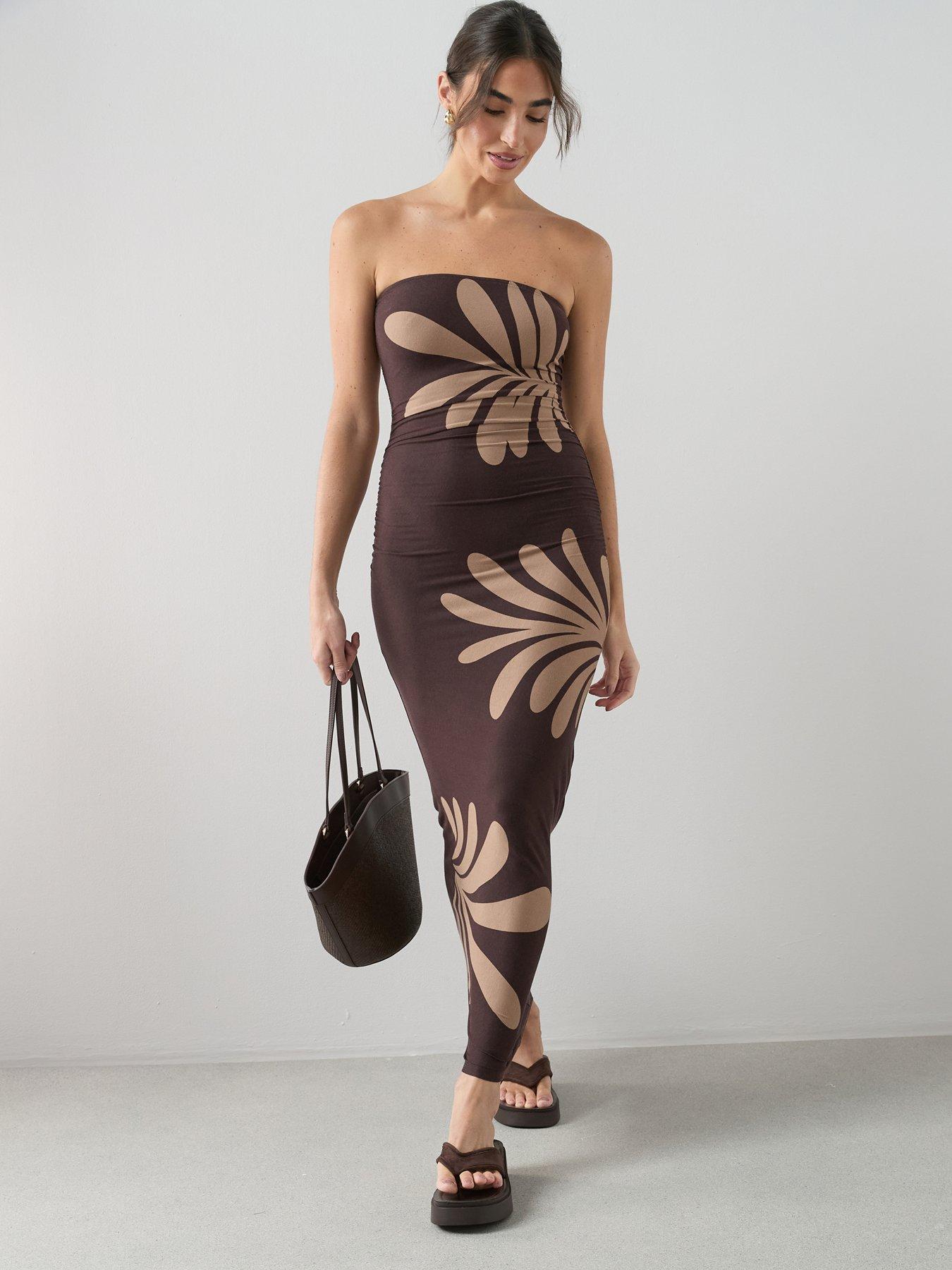 The Very Collection Placement Bandeau Stretch Maxi Dress