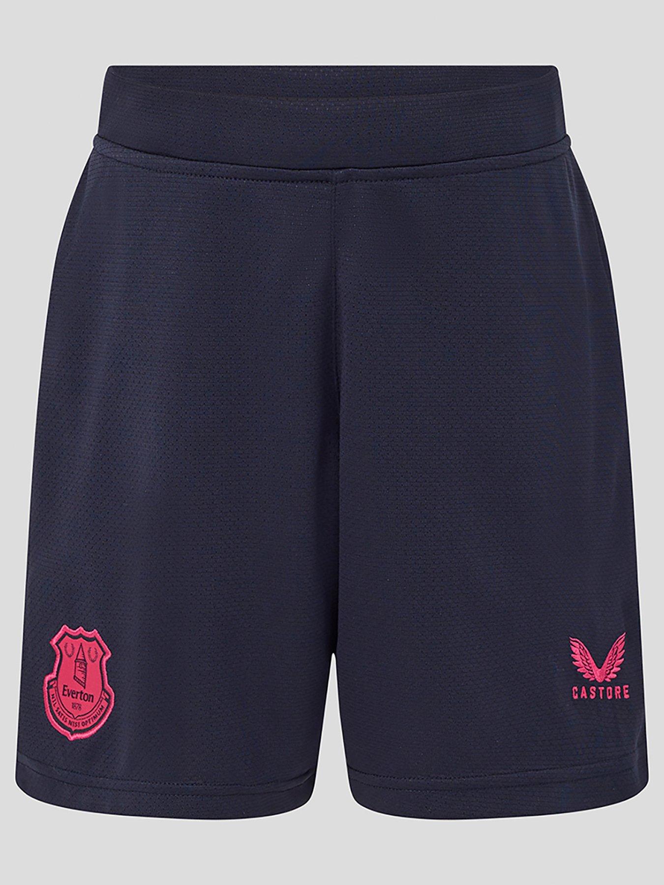 Castore Junior Everton Hype 25/26 Replica Football Shorts - Blue