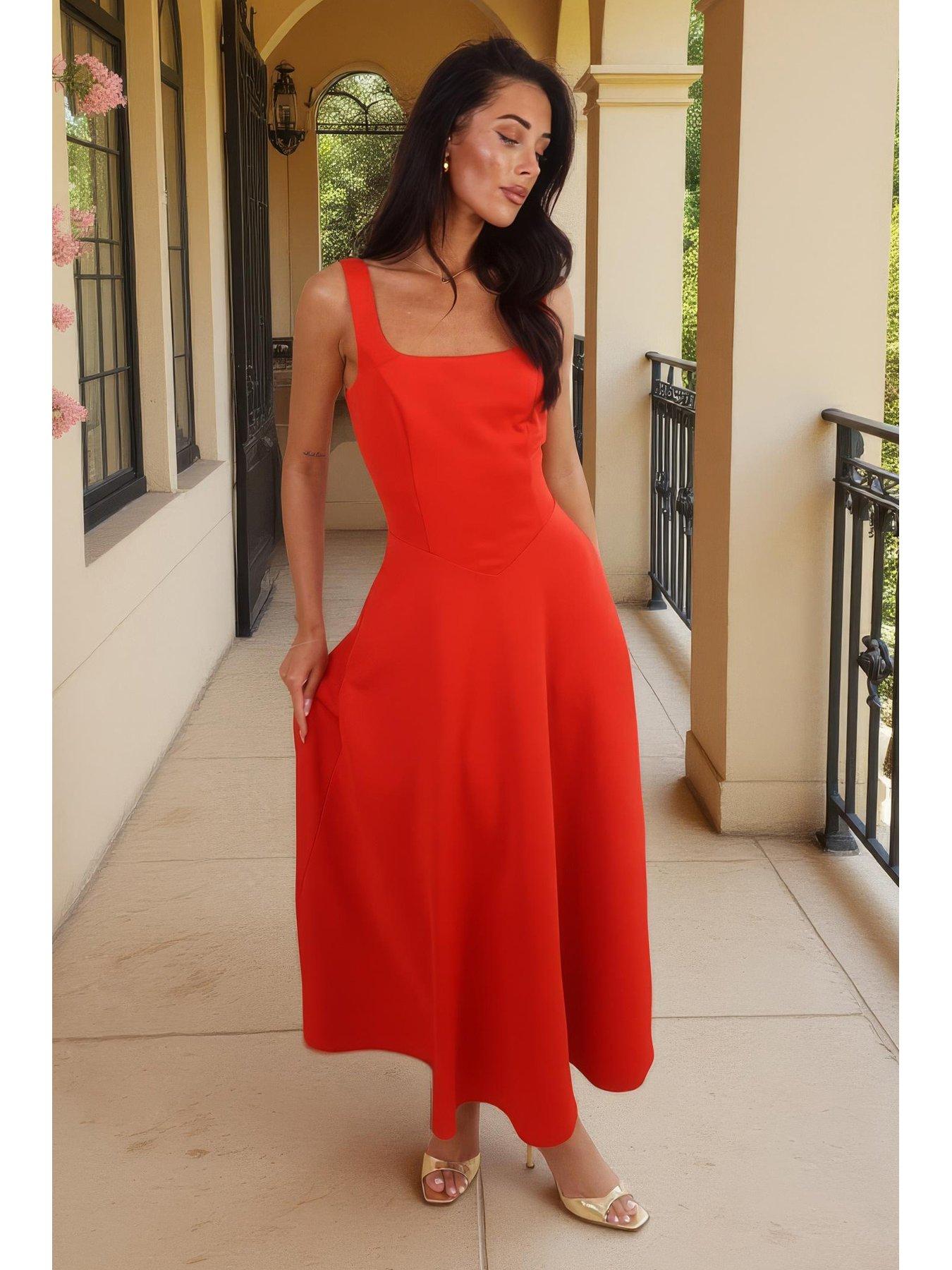 ax-paris-square-neck-a-line-midi-dress-blood-orangeback