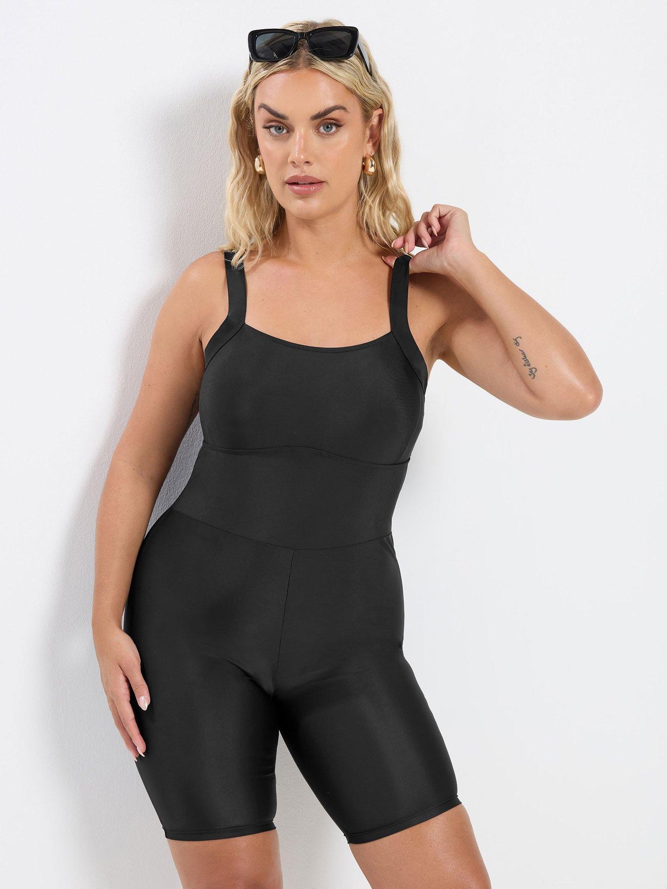 Image 1 of 5 of Yours Curve Square Neck Unitard
