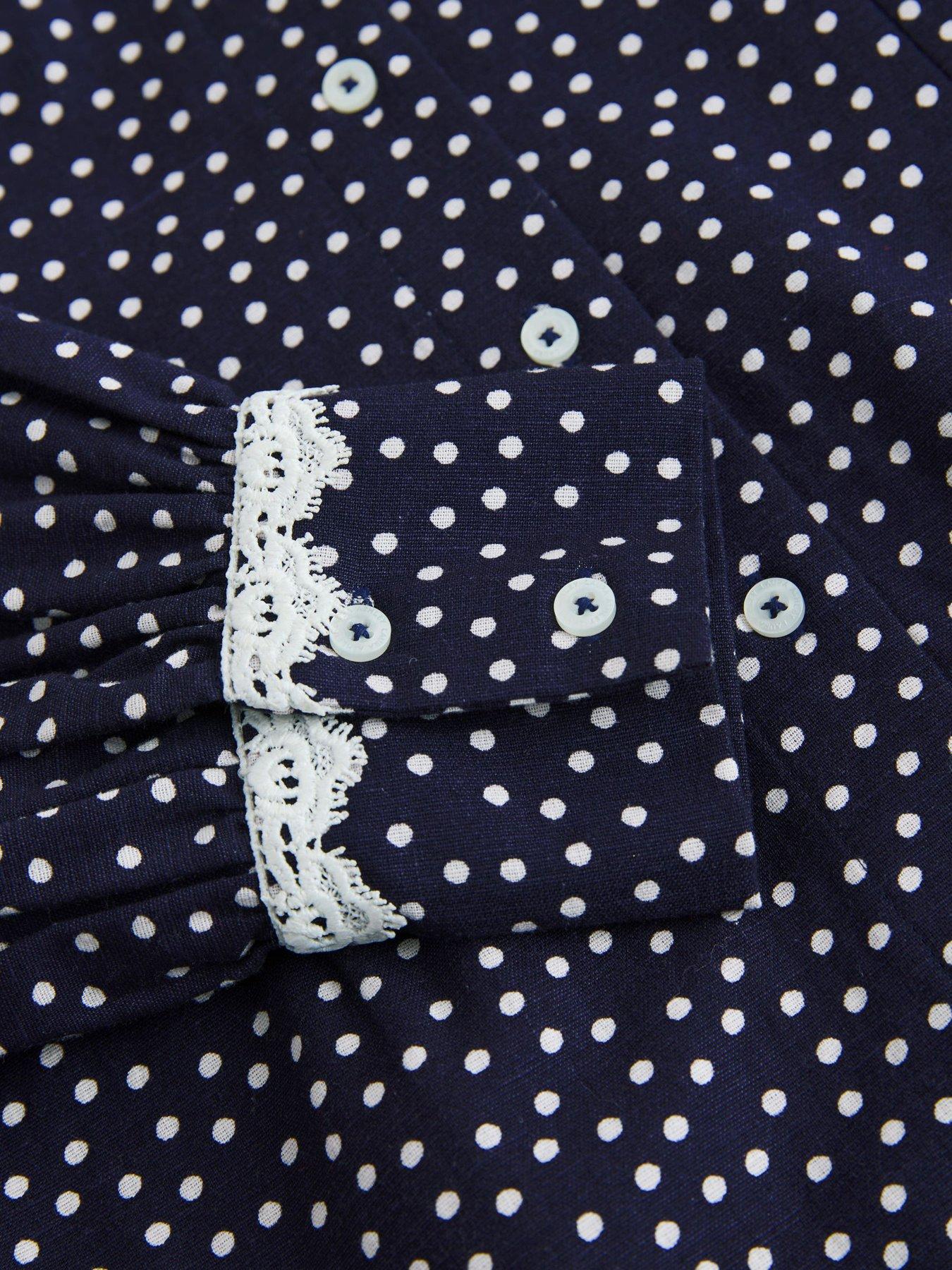 Image 6 of 7 of Laura Ashley Sailor Dress - Navy