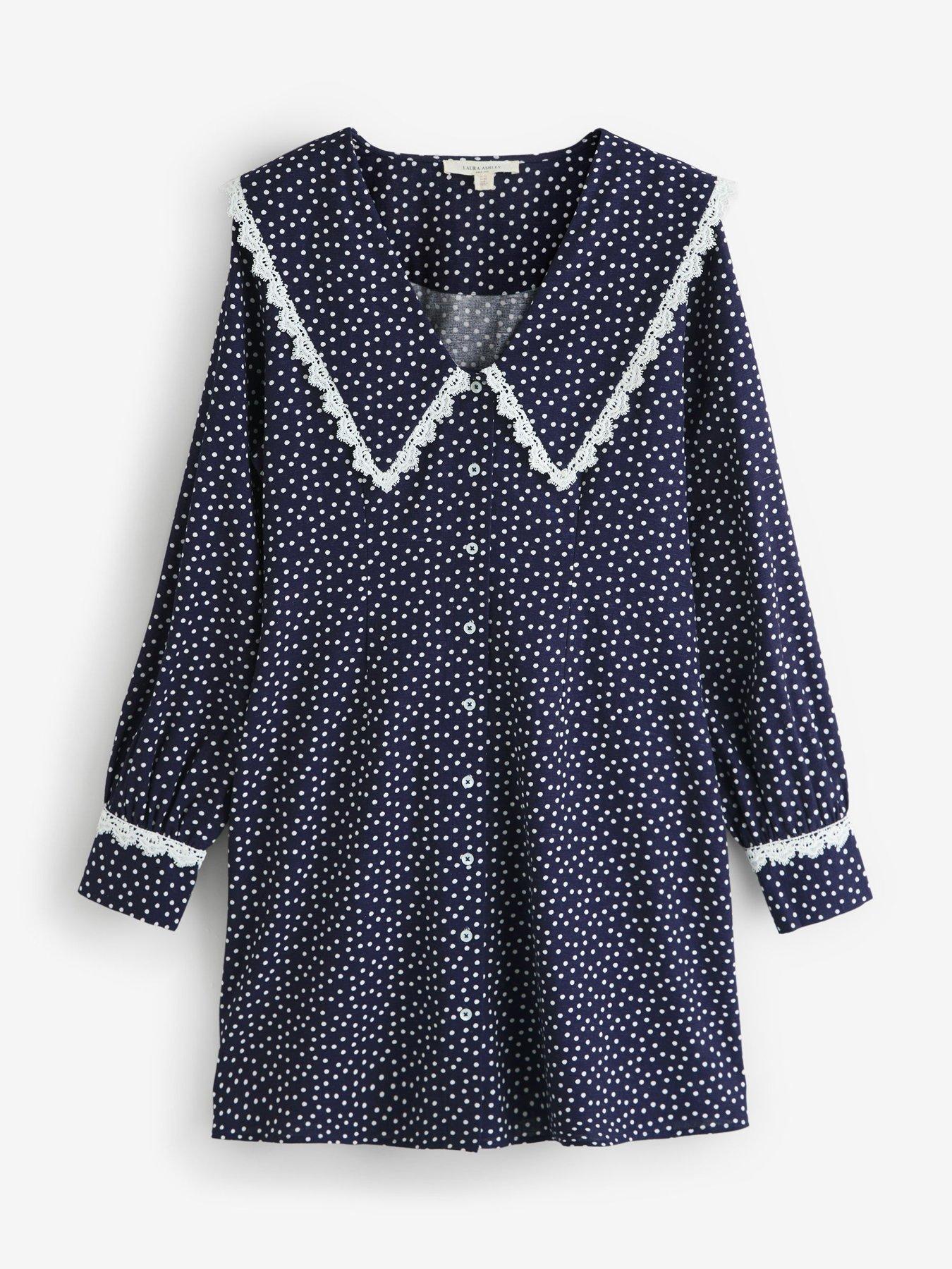 Image 7 of 7 of Laura Ashley Sailor Dress - Navy