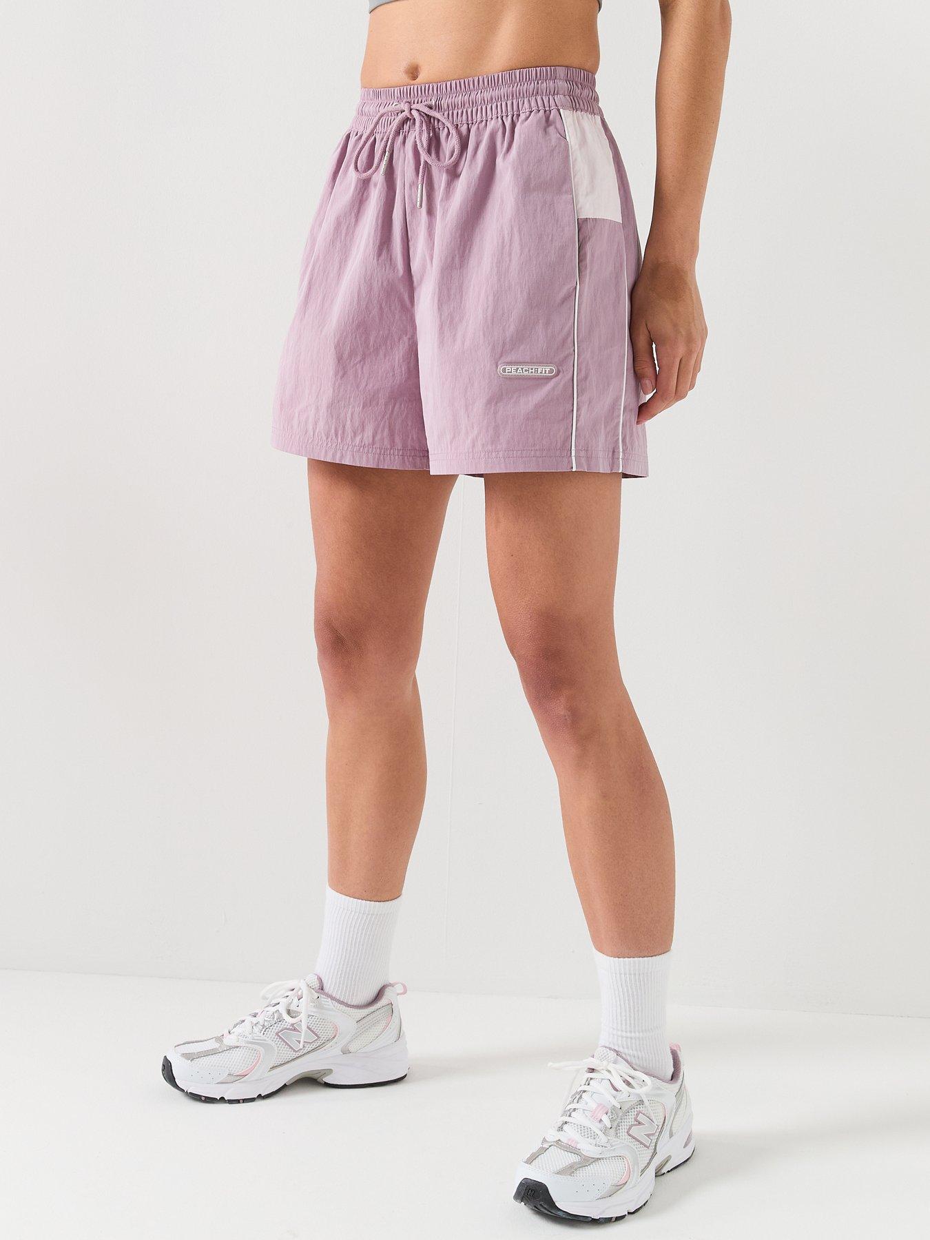 Peach Fit Womens Poly Nylon Short - Pink