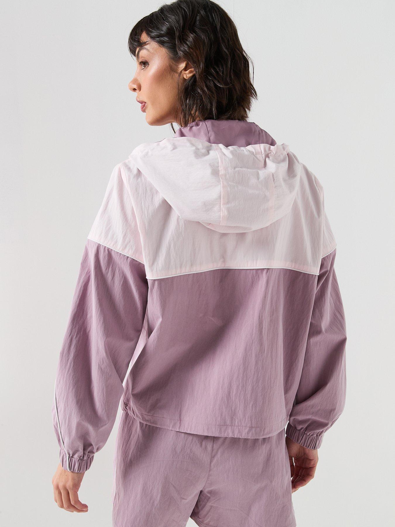 Image 2 of 6 of Peach Fit Womens Poly Nylon Tracktop - Pink