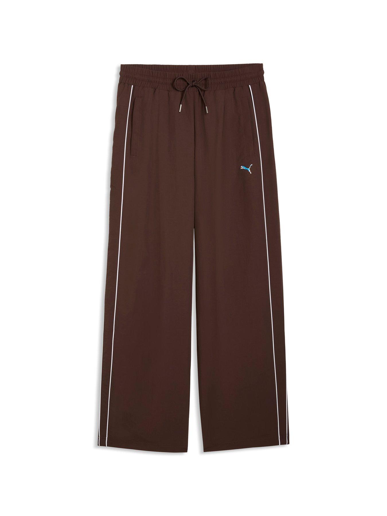 puma-womens-t7-piping-relaxed-woven-track-pants-brown