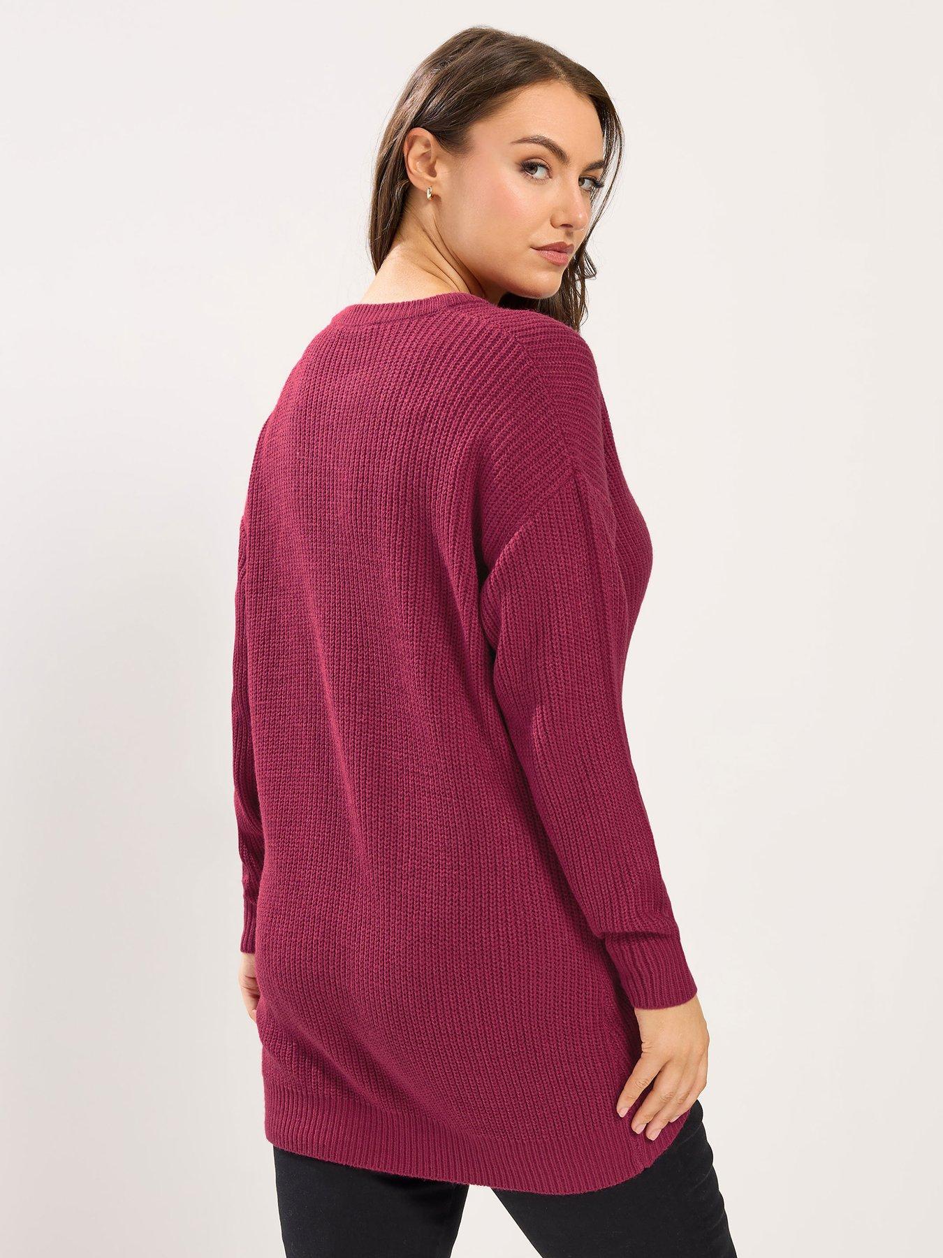 yours-curve-essential-jumper-redstillFront