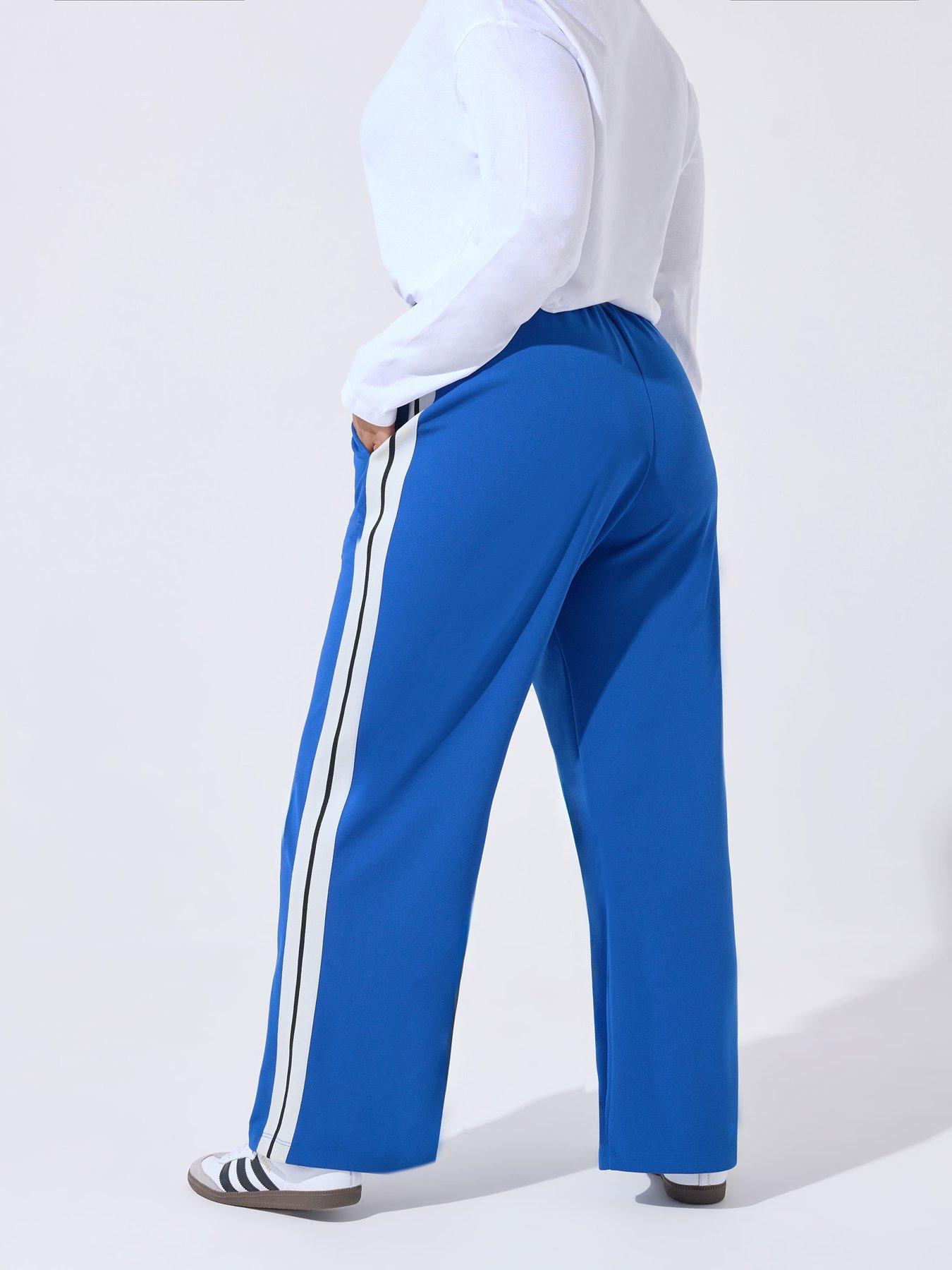 Image 2 of 5 of Yours Curve Striped Sporty Trouser