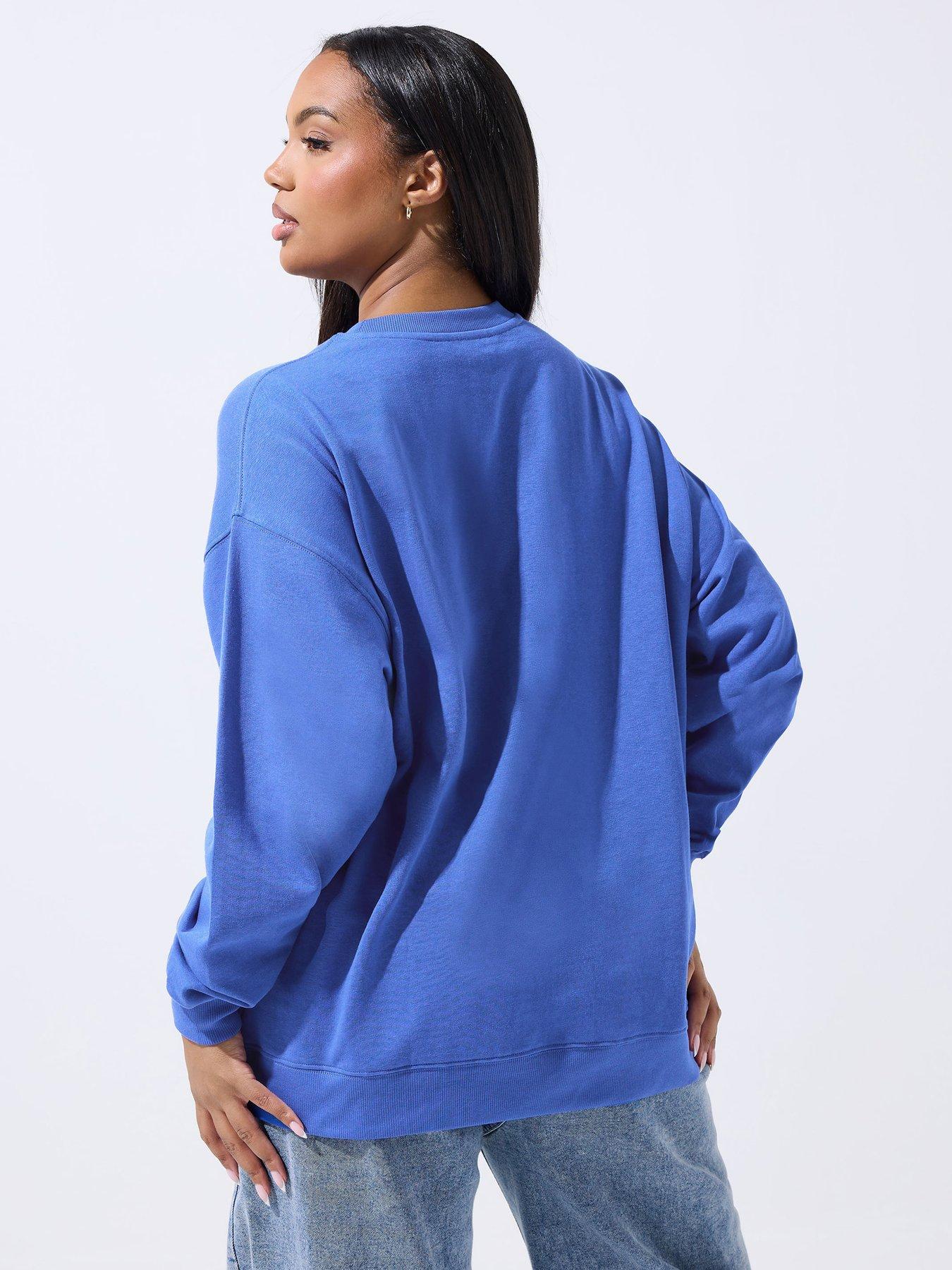 yours-curve-wild-sweatshirt-bluestillFront