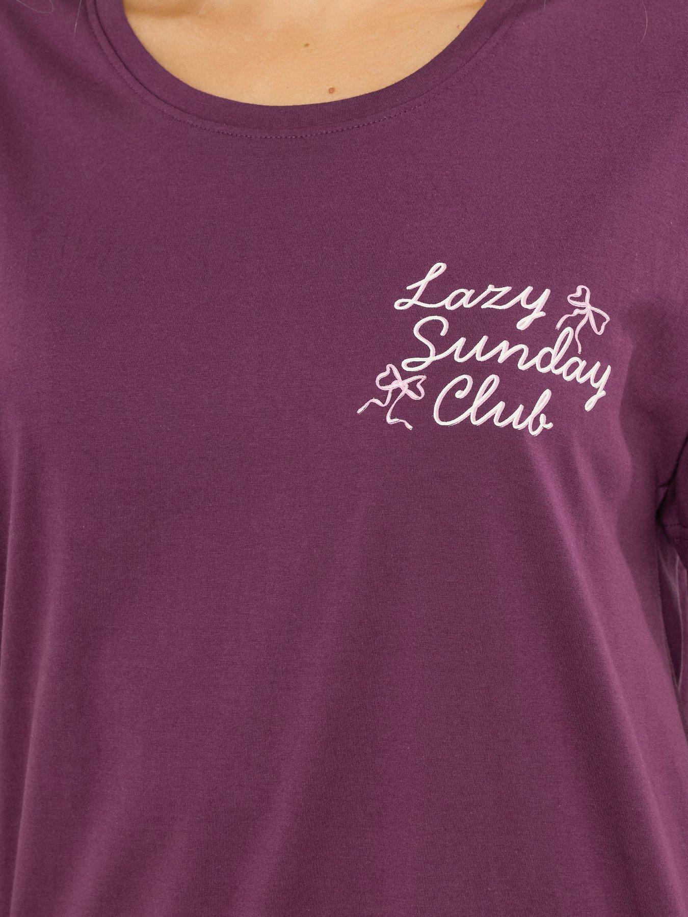 long-tall-sally-lazy-sunday-short-sleeve-cuffed-leg-pyjama-set-reddetail