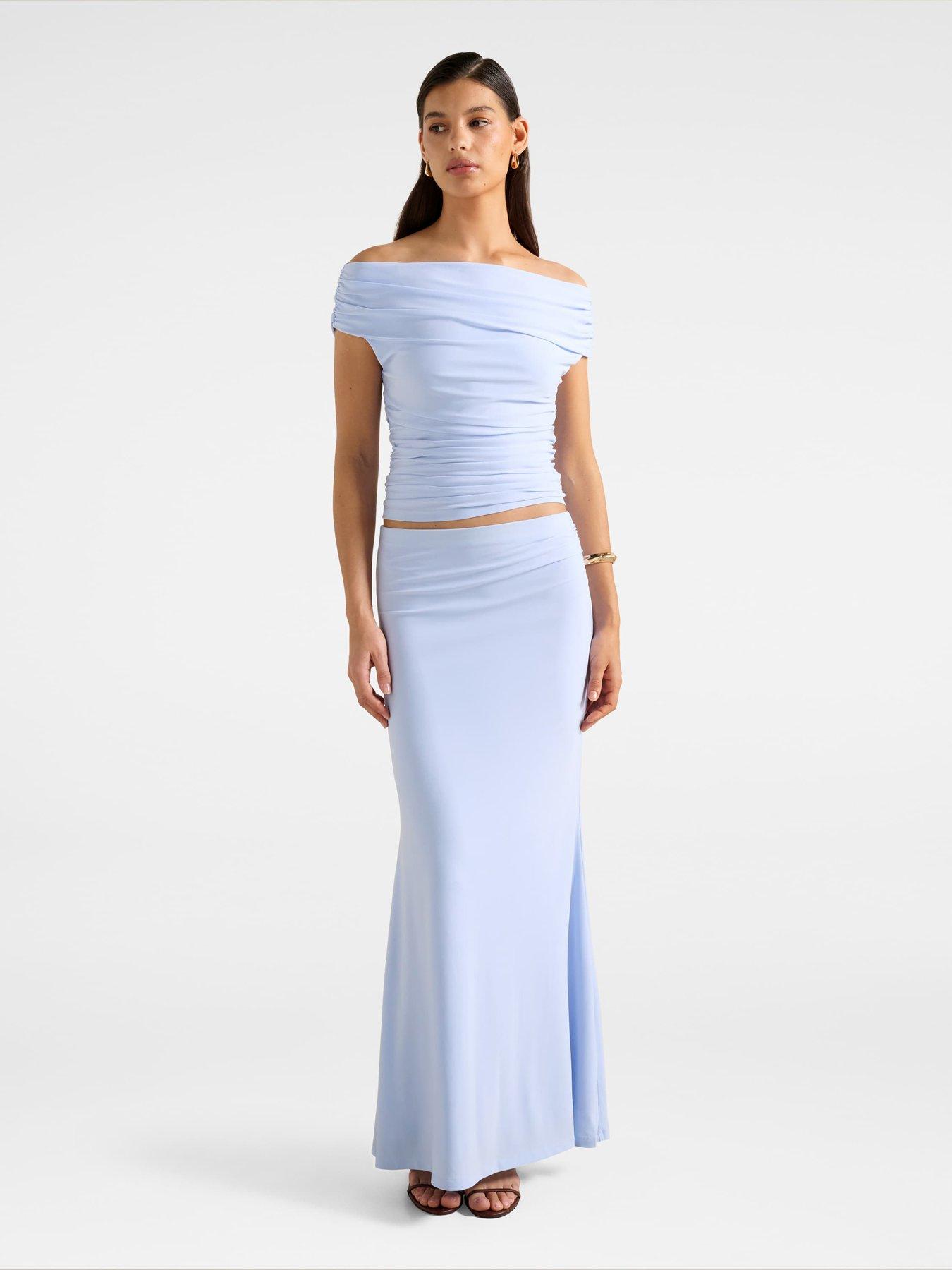 Image 3 of 5 of Forever New Mimi Flute Maxi Skirt
