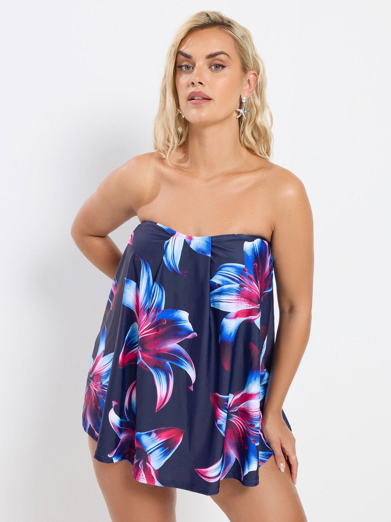 yours-curve-hibiscus-pleat-a-line-tankinioutfit