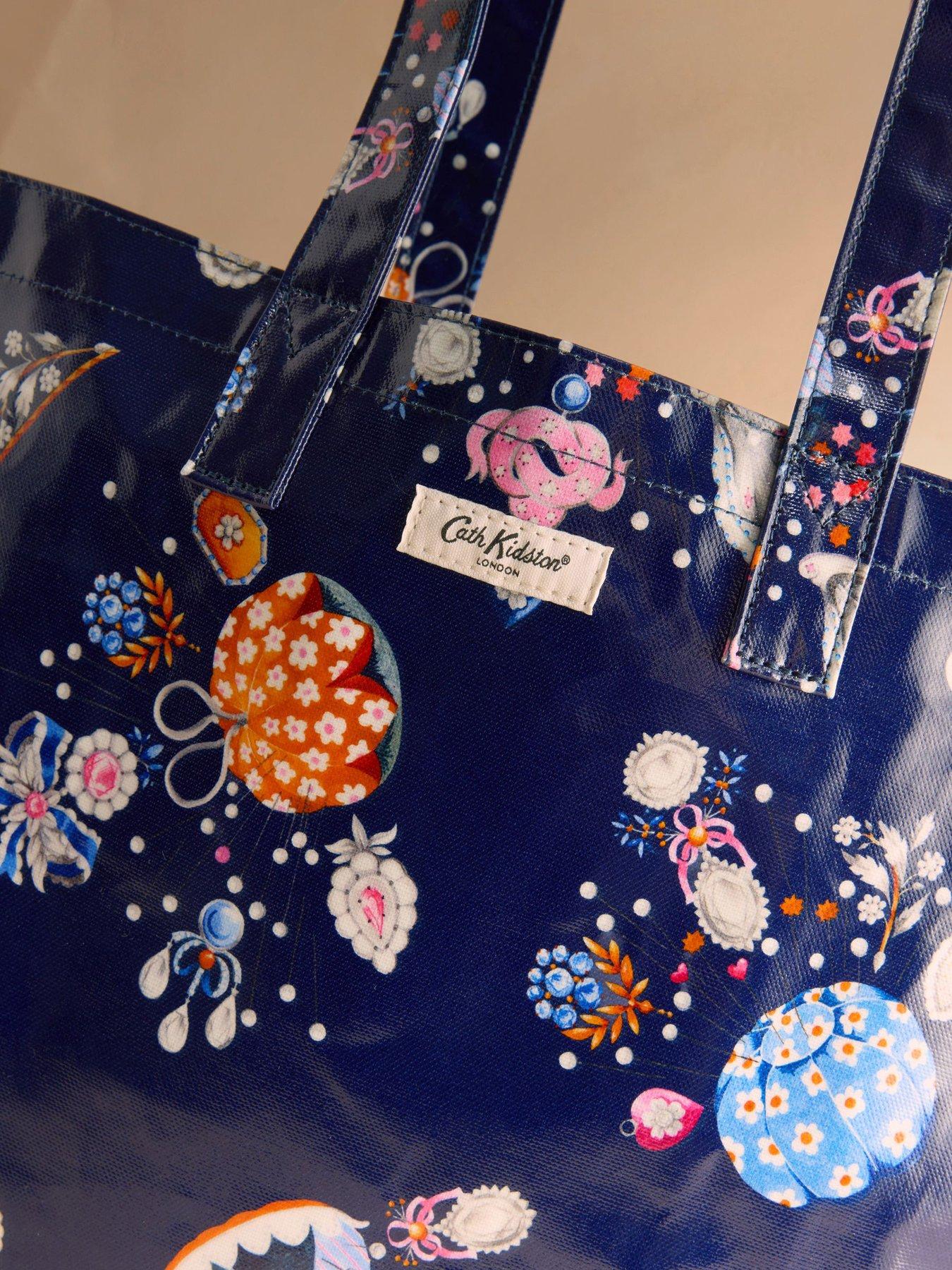cath-kidston-large-bookbag-little-treasures-print-navystillFront