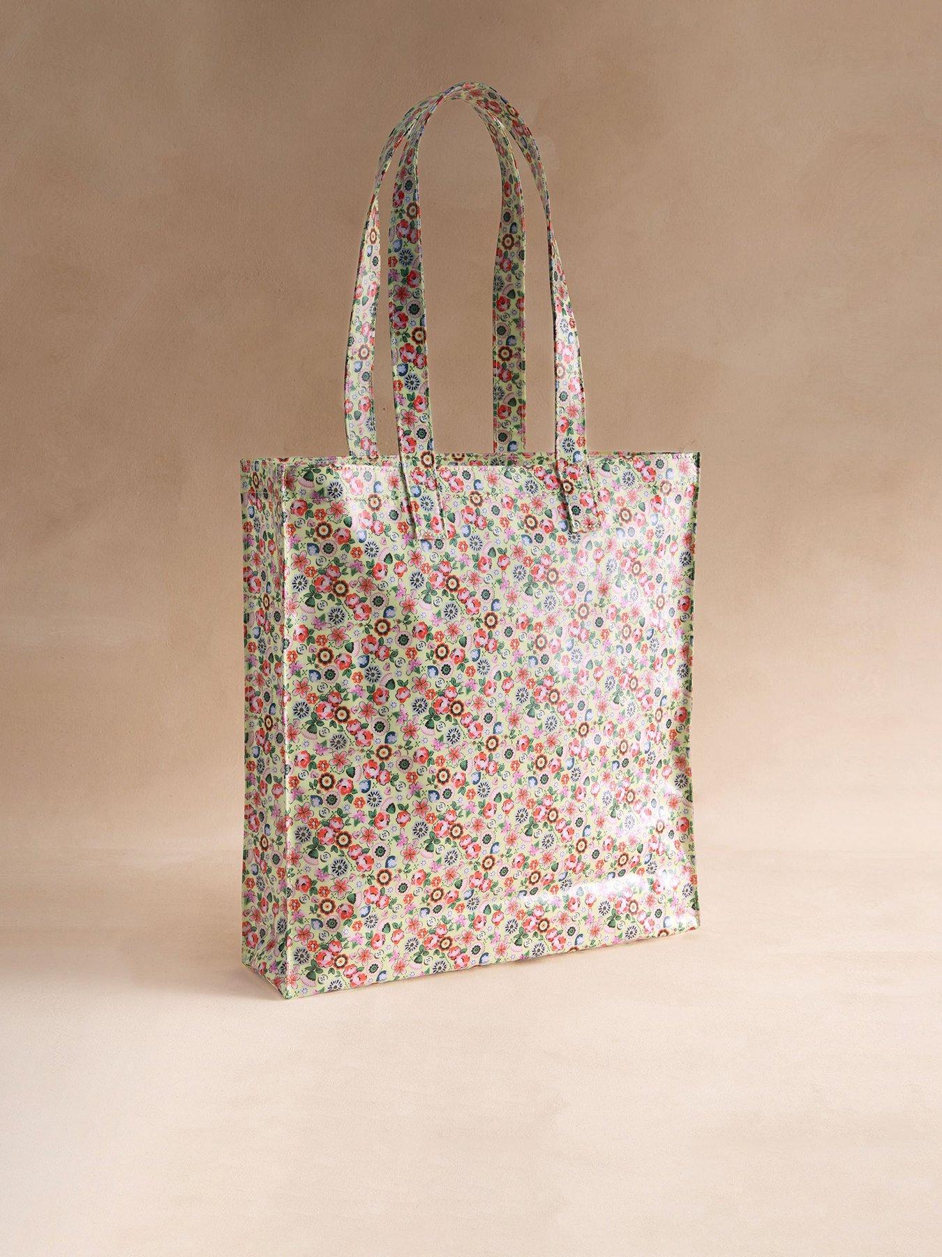 Cath Kidston Large Bookbag Pearly Queen Ditsy Print - Yellow